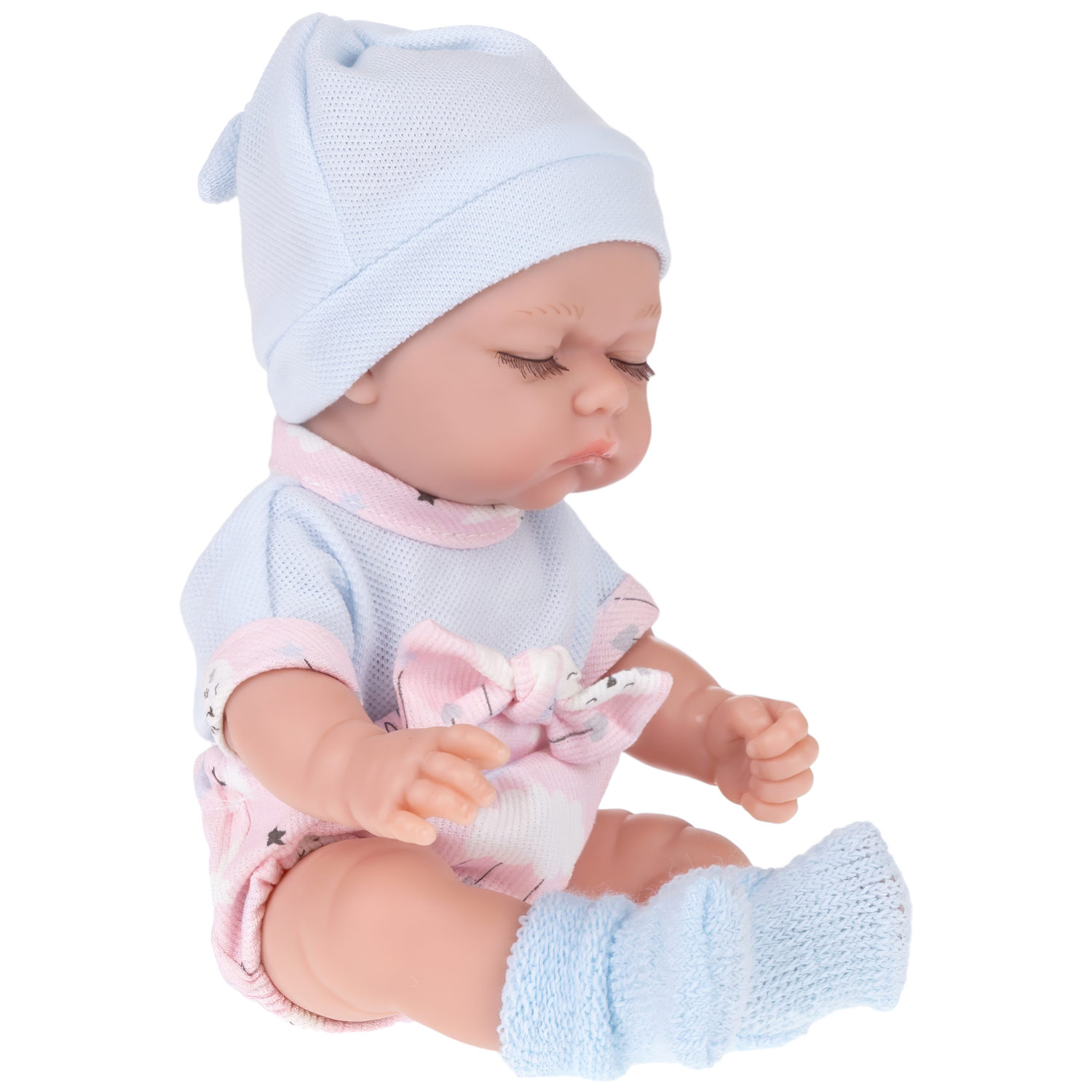 Куклы-двойняшки Arias ELEGANCE BABIS GEMELOS 26 см, винил, с соской и люлькой-переноской, Испания