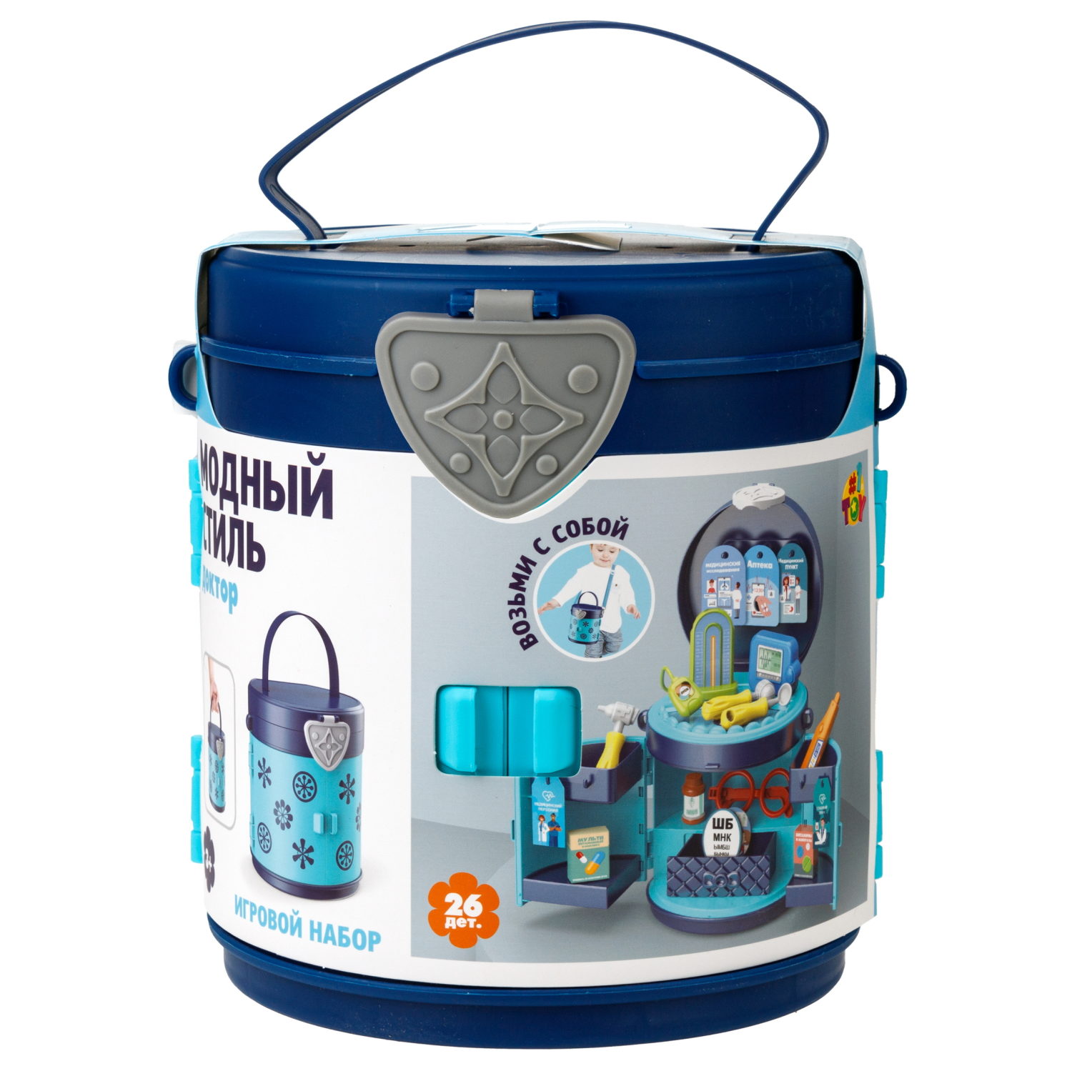 1TOY Модный стиль "Доктор" игровой набор в сумке, 26 предметов