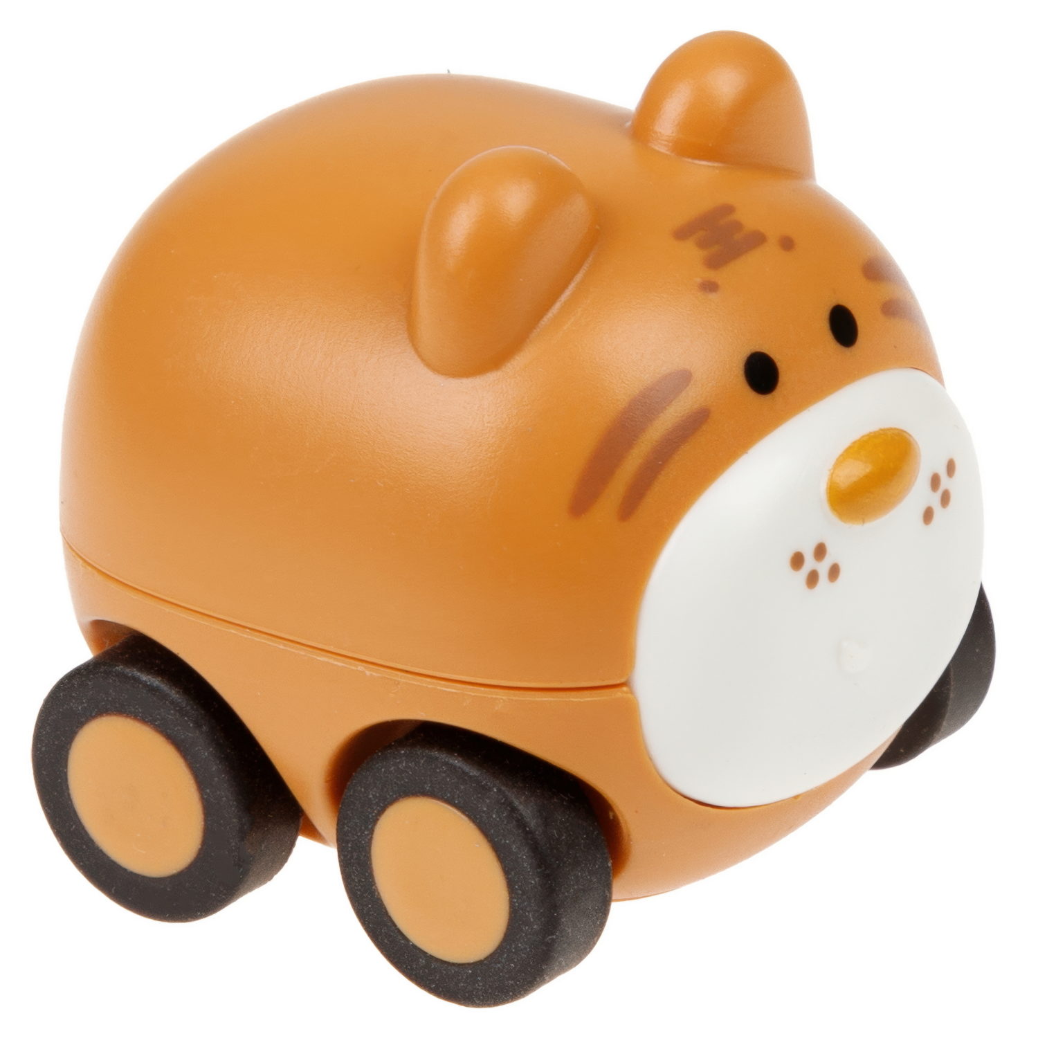 Тигр игрушка-катапульта с детёнышем 1TOY УБЕГАЙ-КА