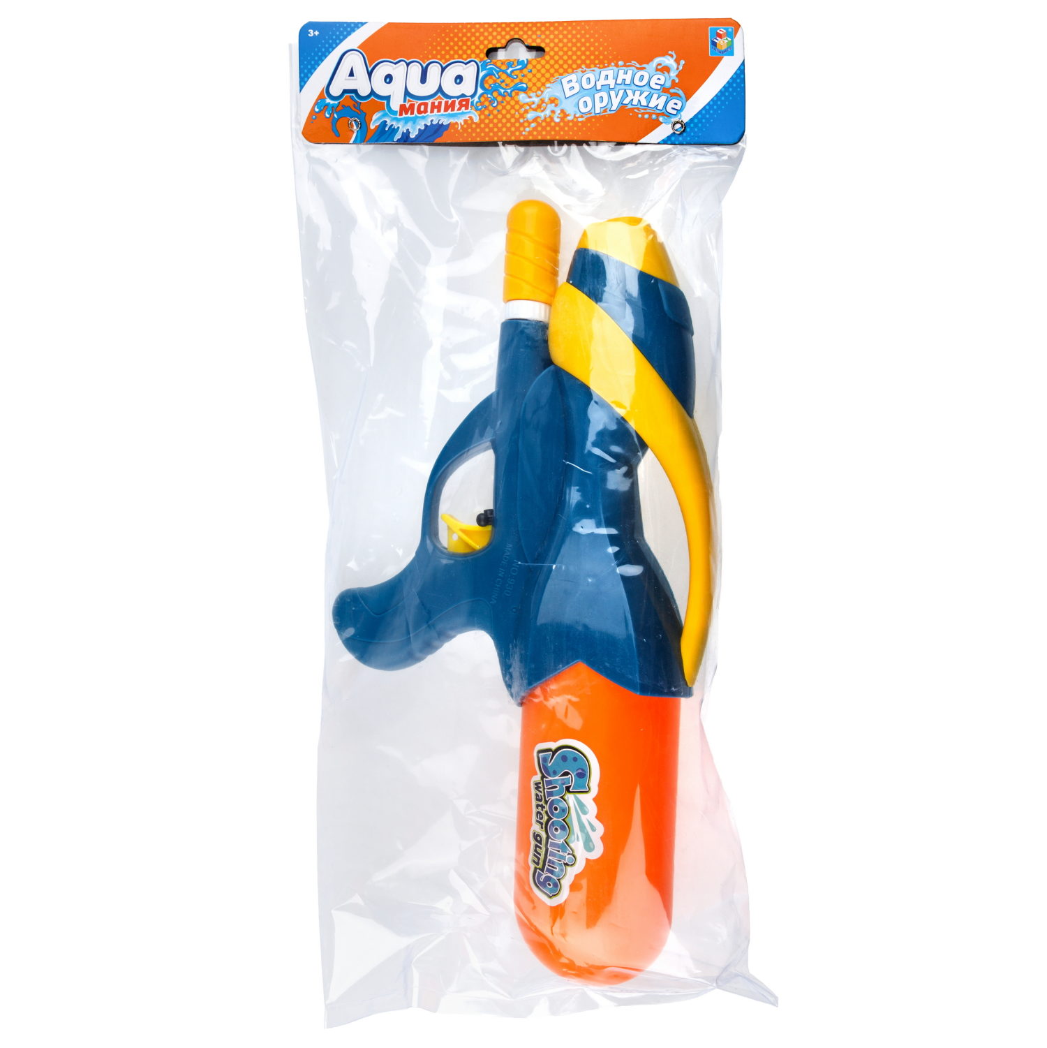 Водный пистолет 1TOY Аквамания, 30 см