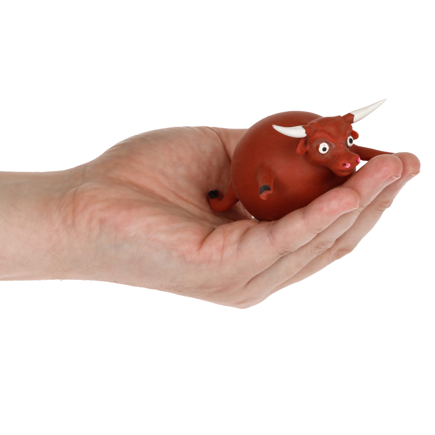 Игрушка ДУТИКИ 1TOY Животные, максимальный размер 30 см, бык