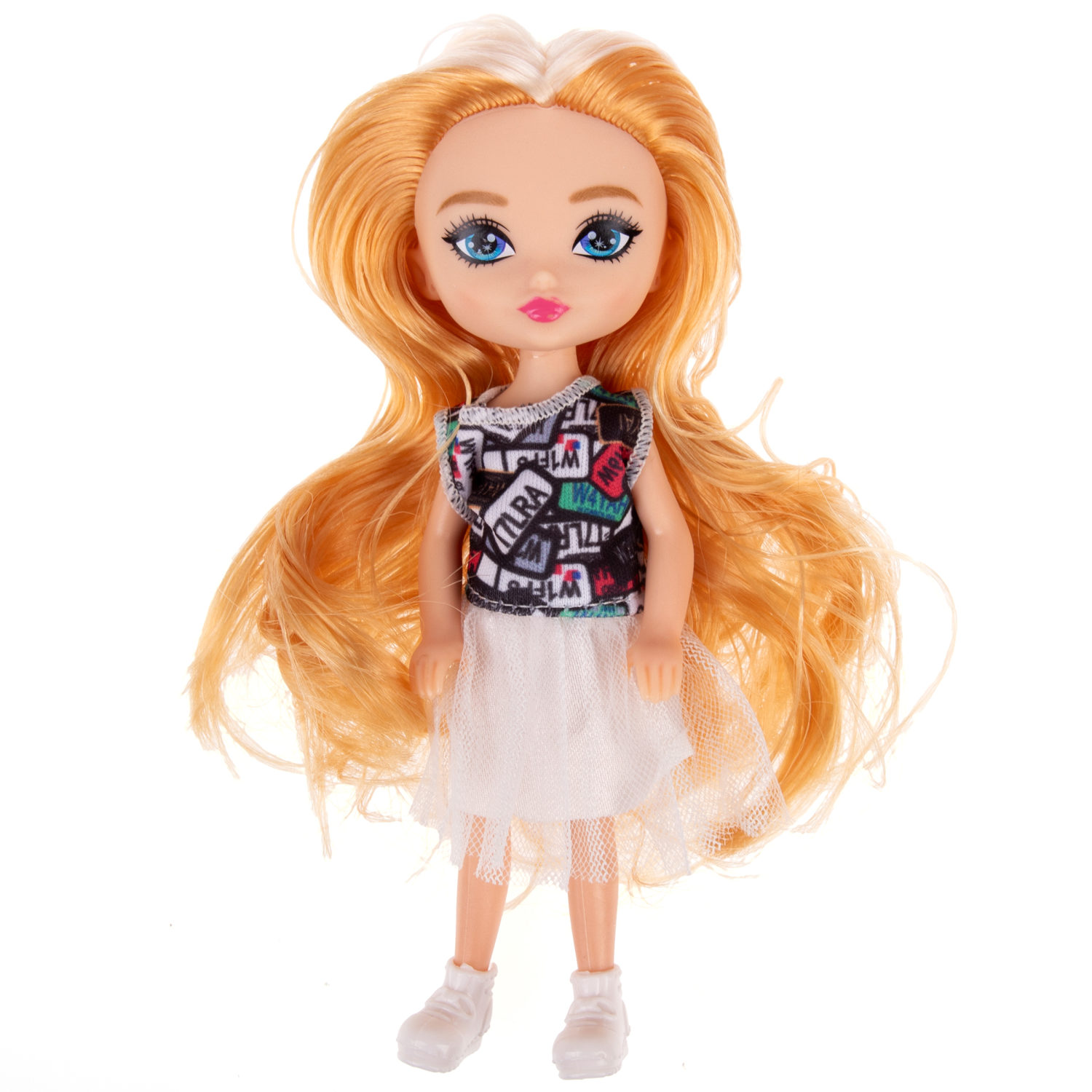 Кукла 1TOY ALISA GLOW GIRL, с разноцветными волосами, 15 см