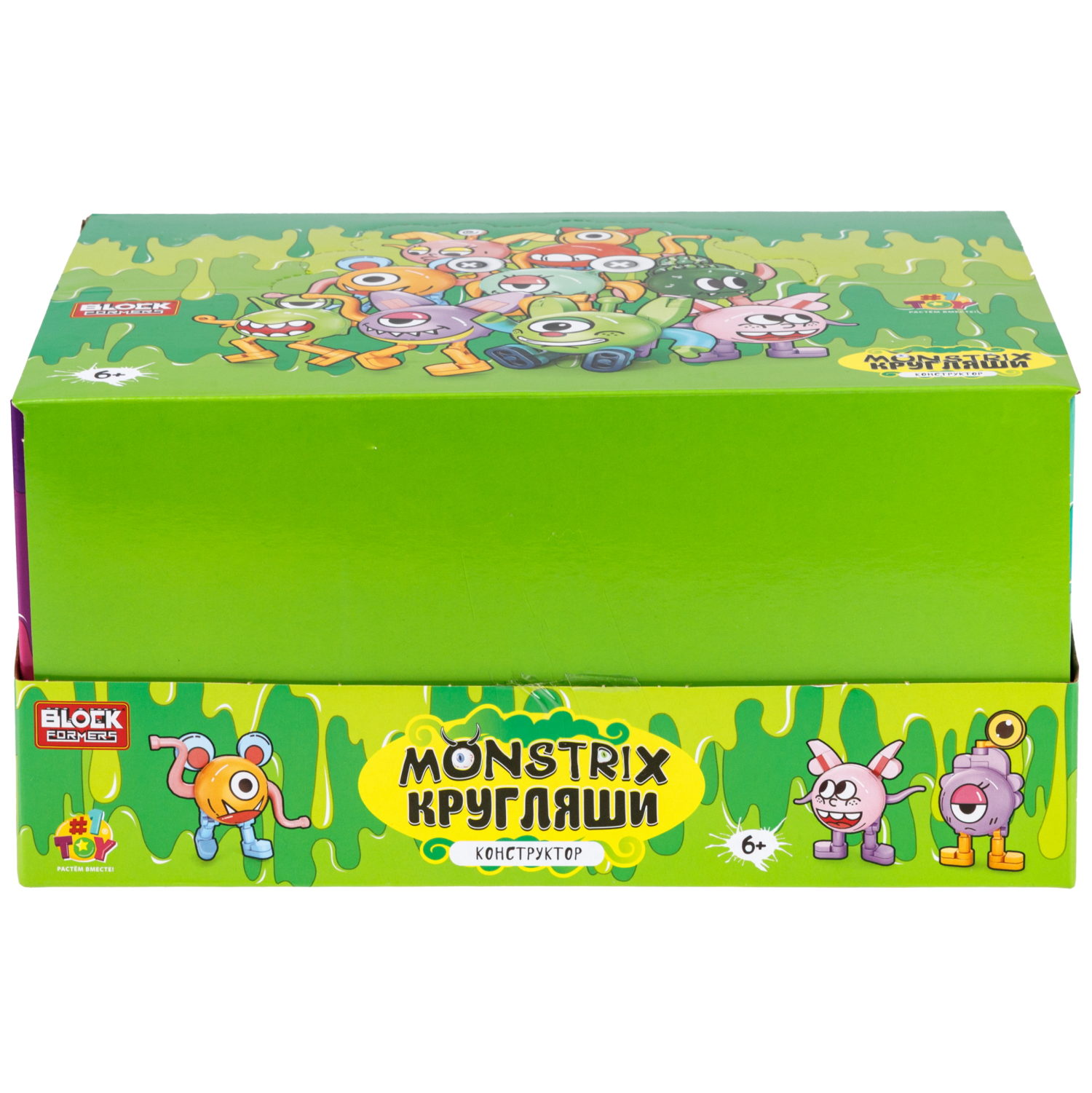 Конструктор 1TOY Blockformers Monstrix: Кругляши, 12 видов