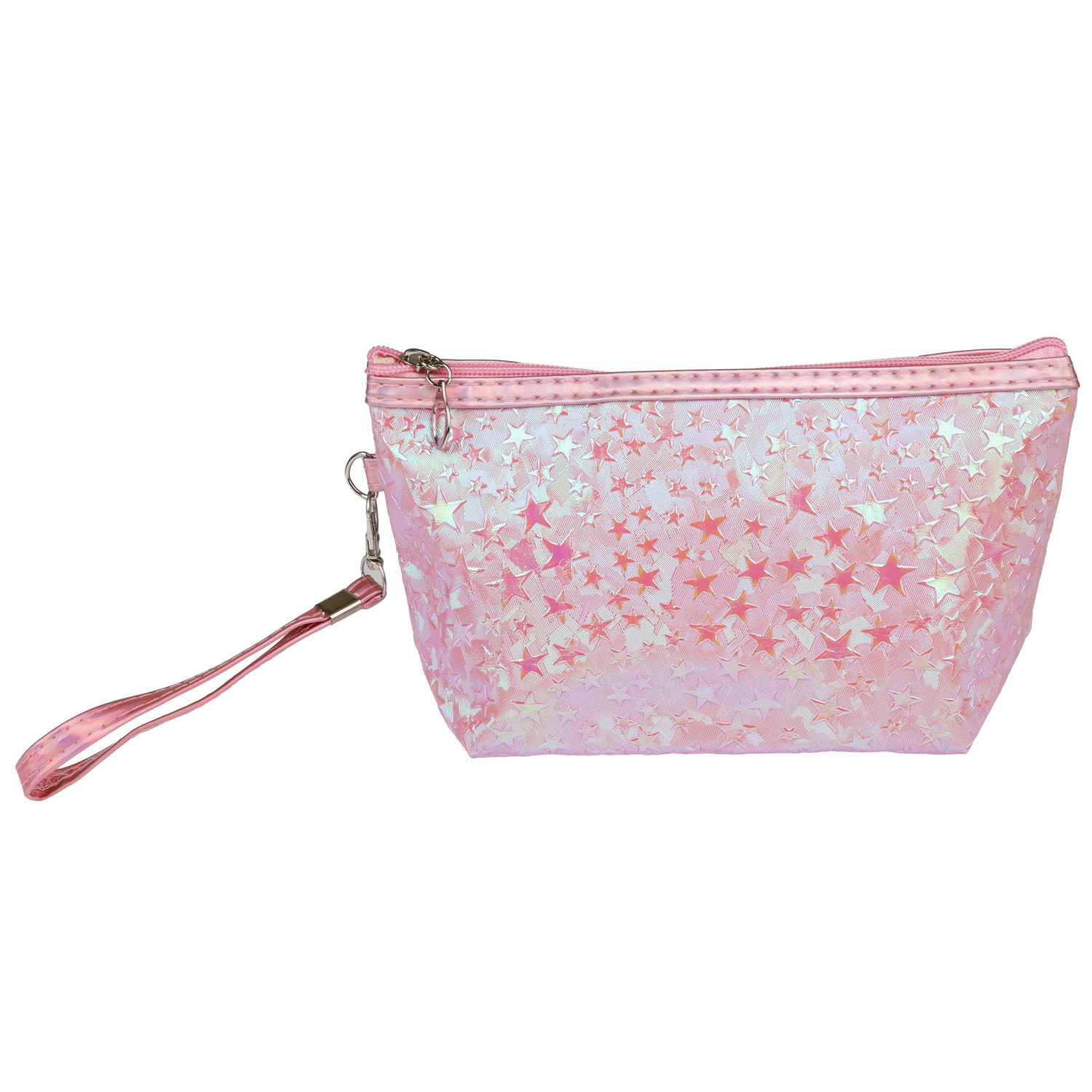 Косметичка блестящая Lukky Holographic Stars, 23,5*14*7 см