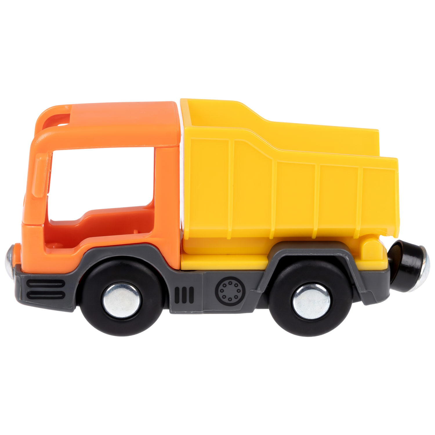 Деревянная железная дорога 1TOY GOODOK в коробке-трансформере, 56 элементов