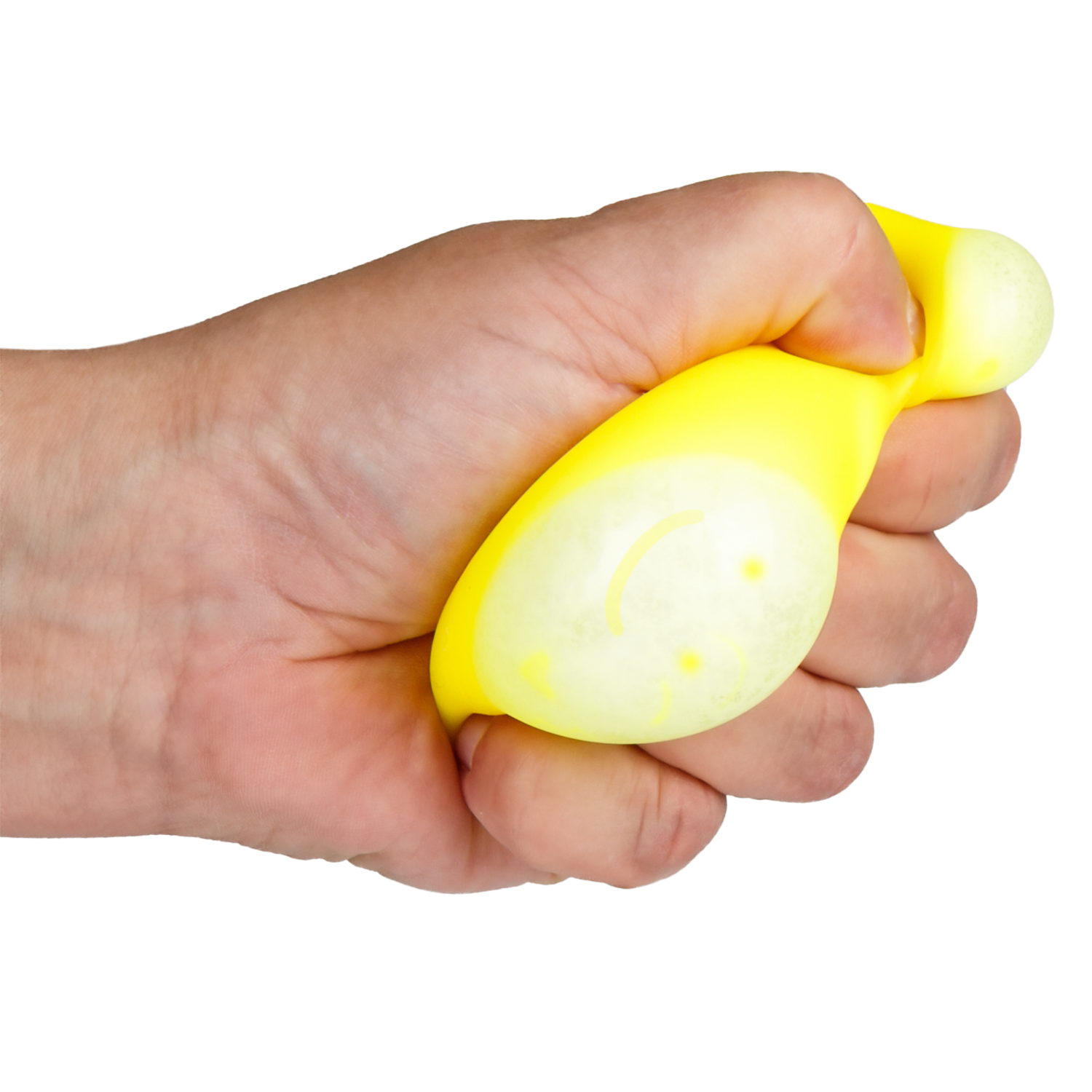 Антистресс-игрушка 1TOY Крутой замес Шар со смайликом внутри, в ассортименте, 6 см