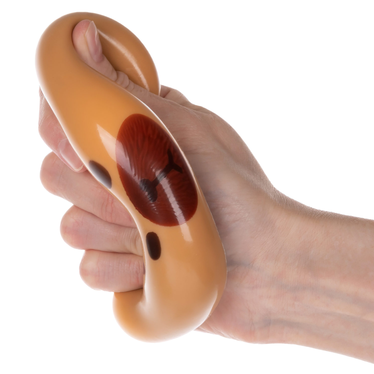 Игрушка-антистресс 1TOY Крутой замес Залиплющ, Капибара, 6 см