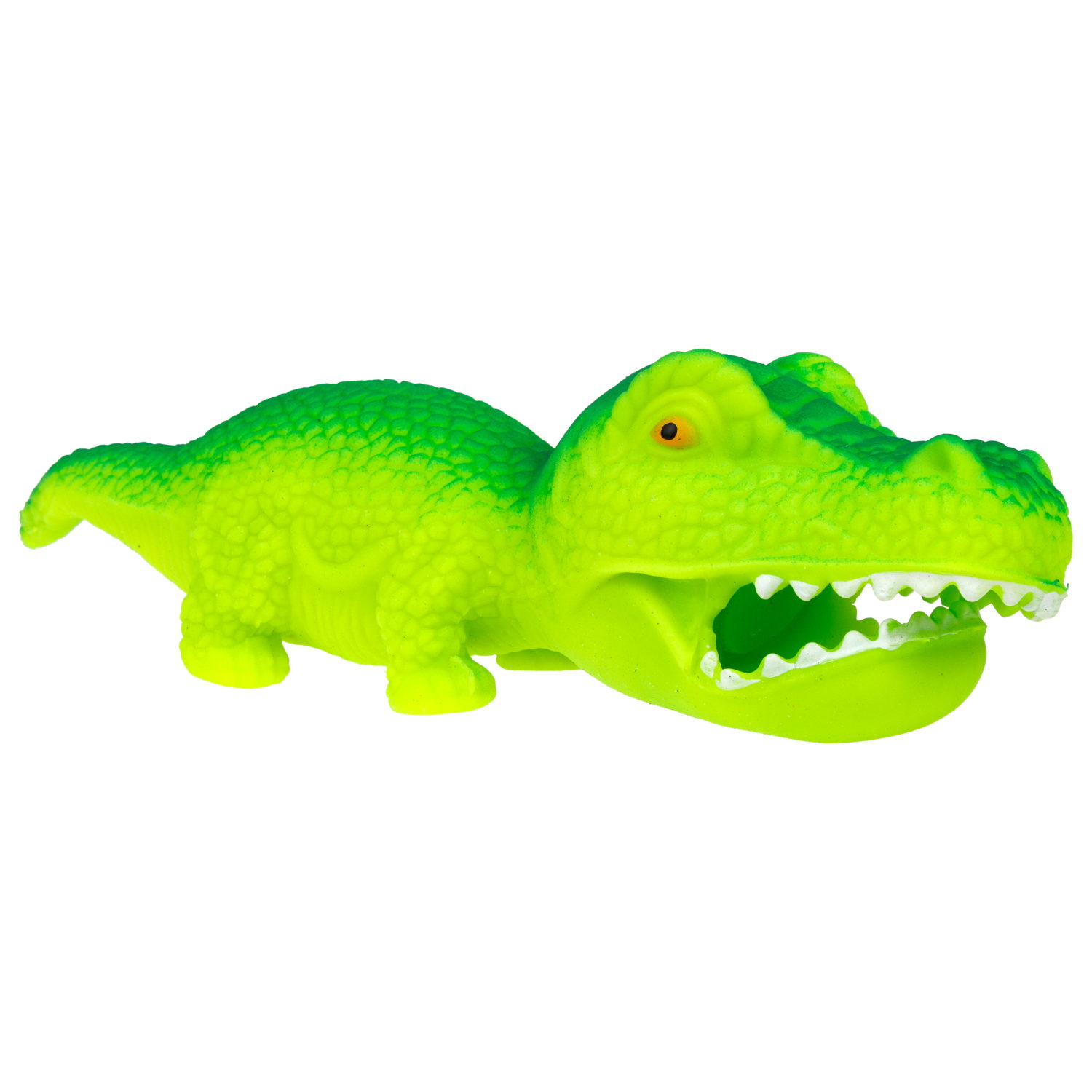 Игрушка-антистресс 1TOY Крутой замес «Крокозавр», зеленый