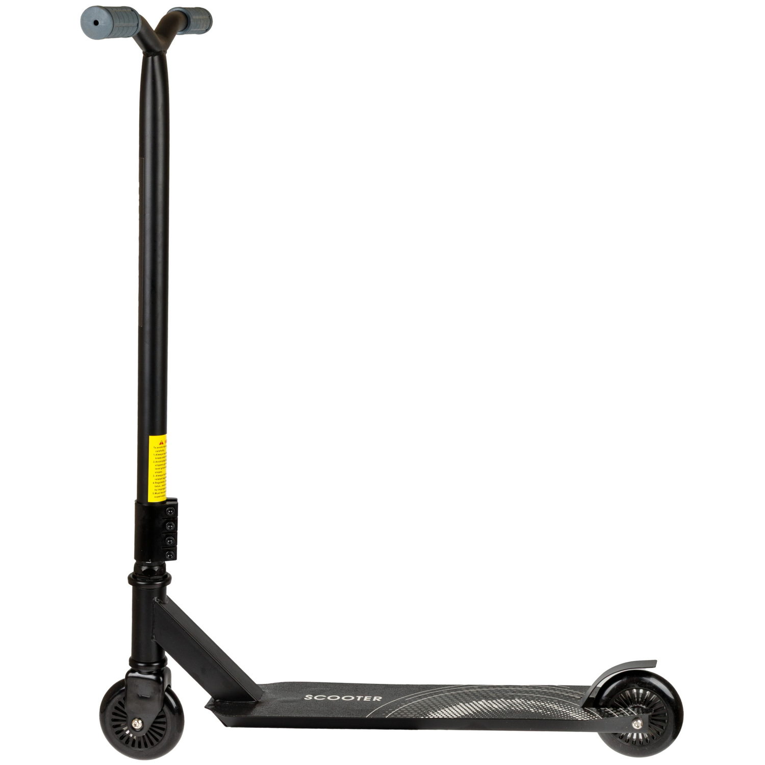 Самокат трюковый Topgear, 2-х кол. PU 2х100 мм, неопреновые грипсы, 65*48*79 см, до 100 кг, черно-серый