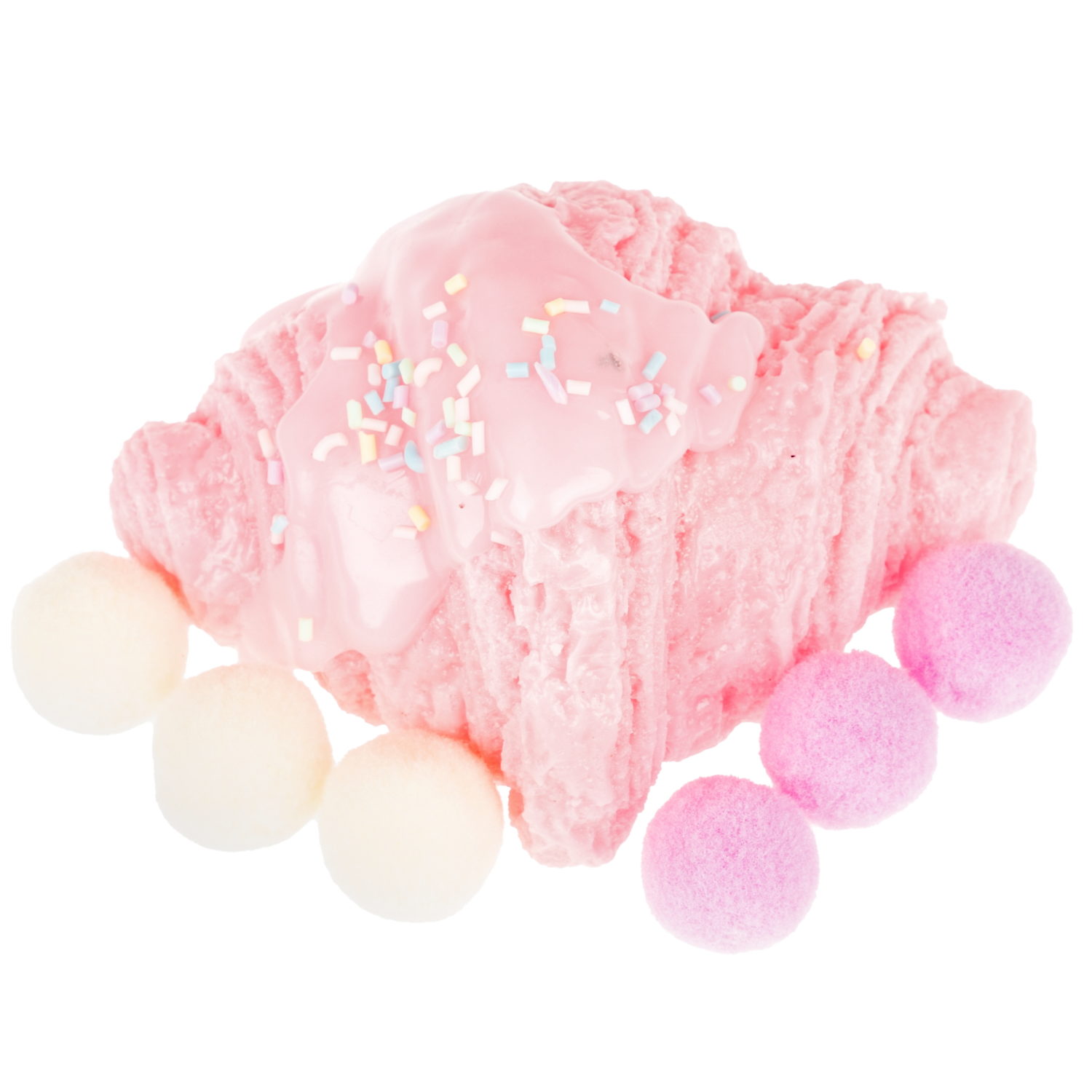 Антистресс-игрушка 1TOY Крутой замес Няшка-вкусняшка Круассан, в ассортименте, 9,5х8х4 см