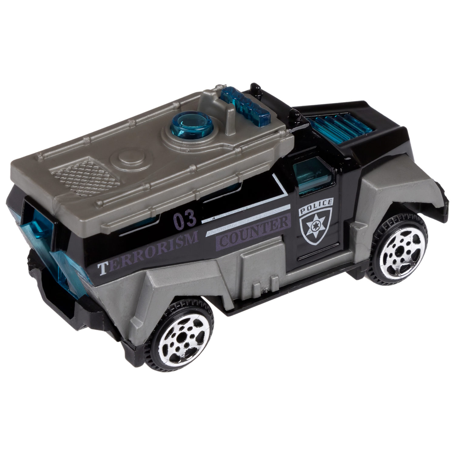 1toy Экстренные службы металлическая машинка 1:64 блистер, в асс. 12 шт.