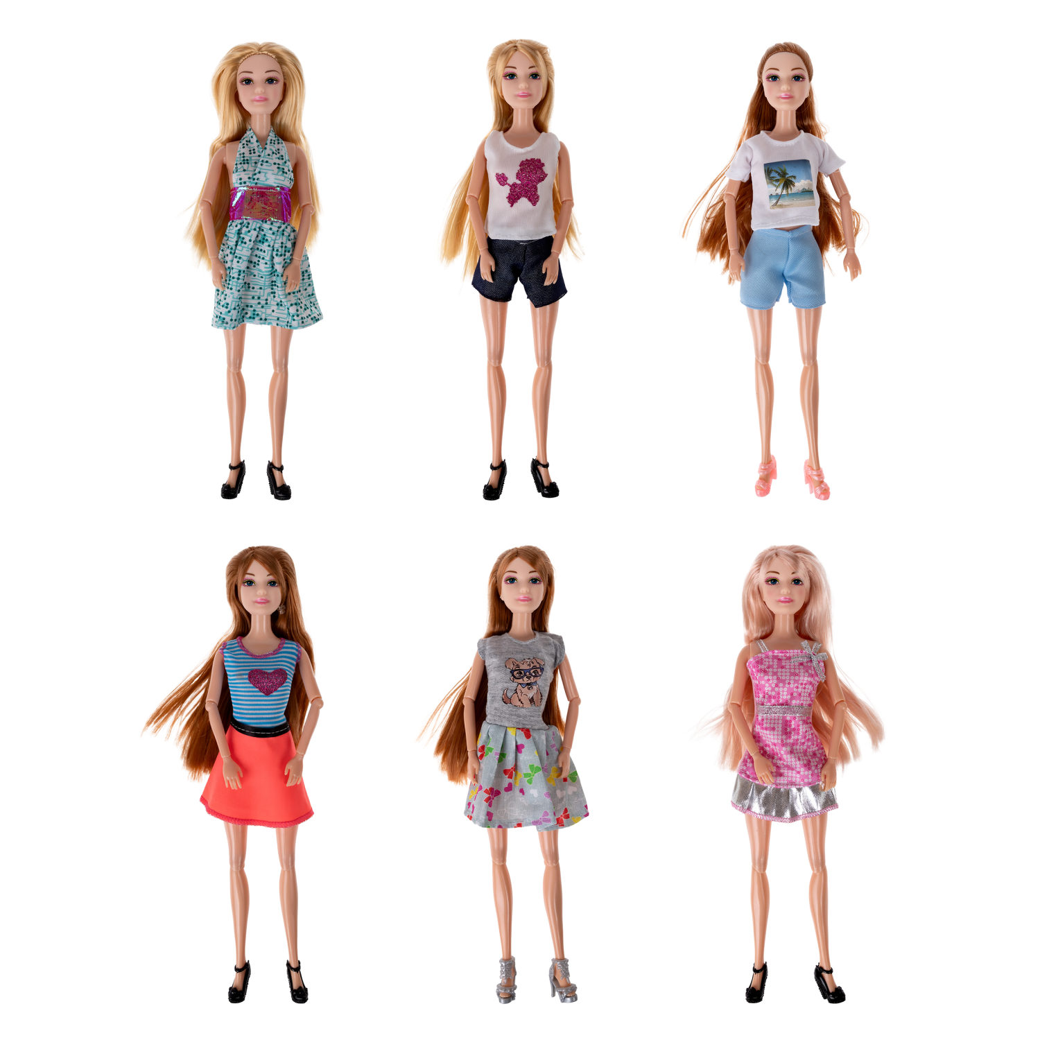 Кукла Alisa Casual в повседневной одежде, с гнущимися руками и ногами, 29 см, в ассортименте, 1 шт.