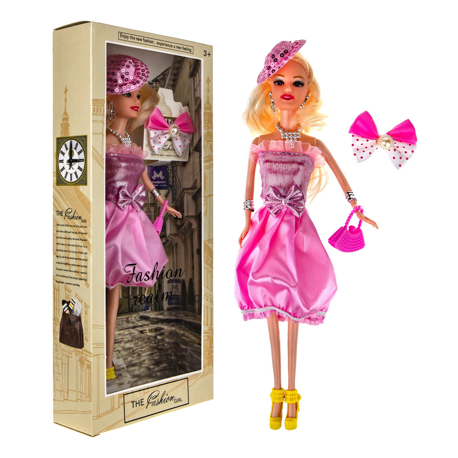 Кукла модница 29см с аксс.,2 вида в асс.,в кор.14*5*32,5см