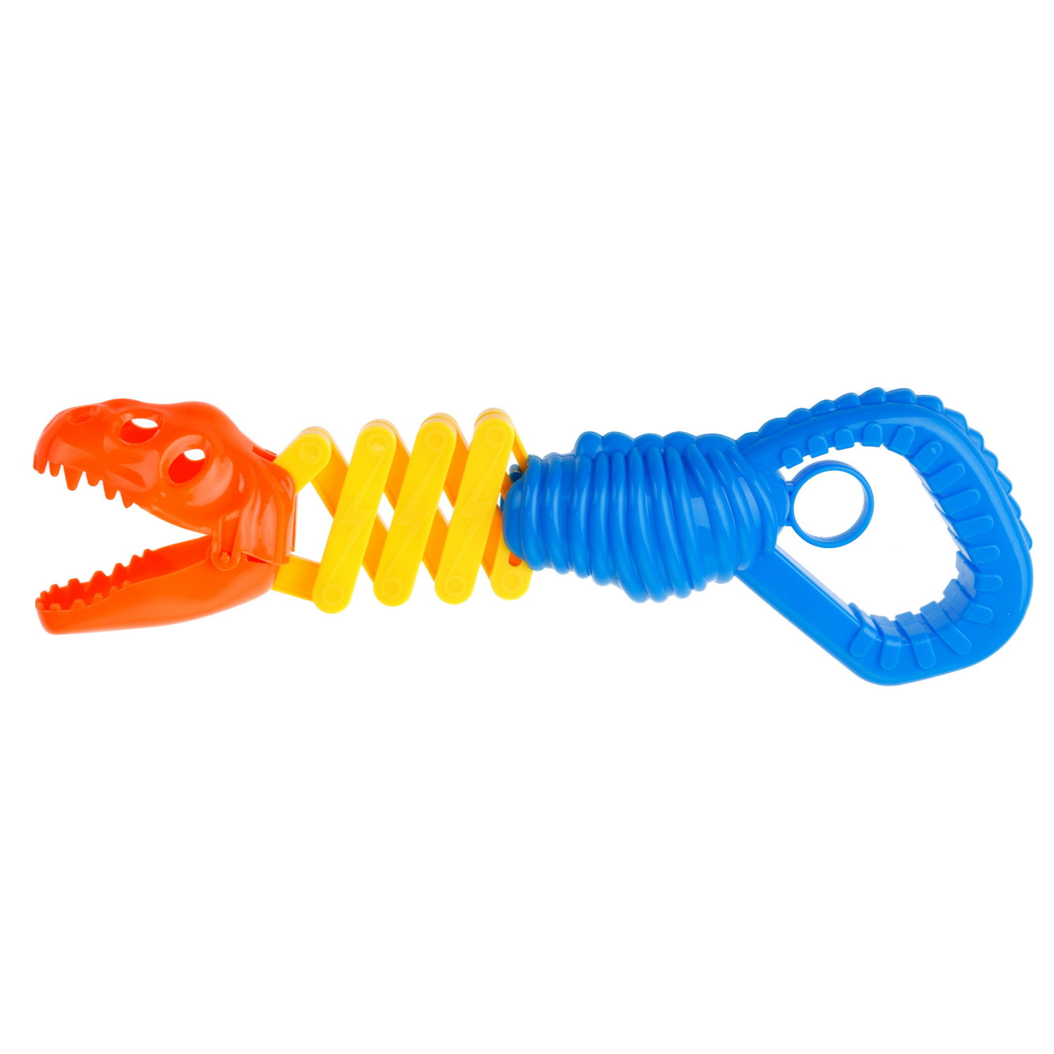 1TOY Хваталка в виде головы животного 24 см., 8 видов в ассорт., бирка, сетка