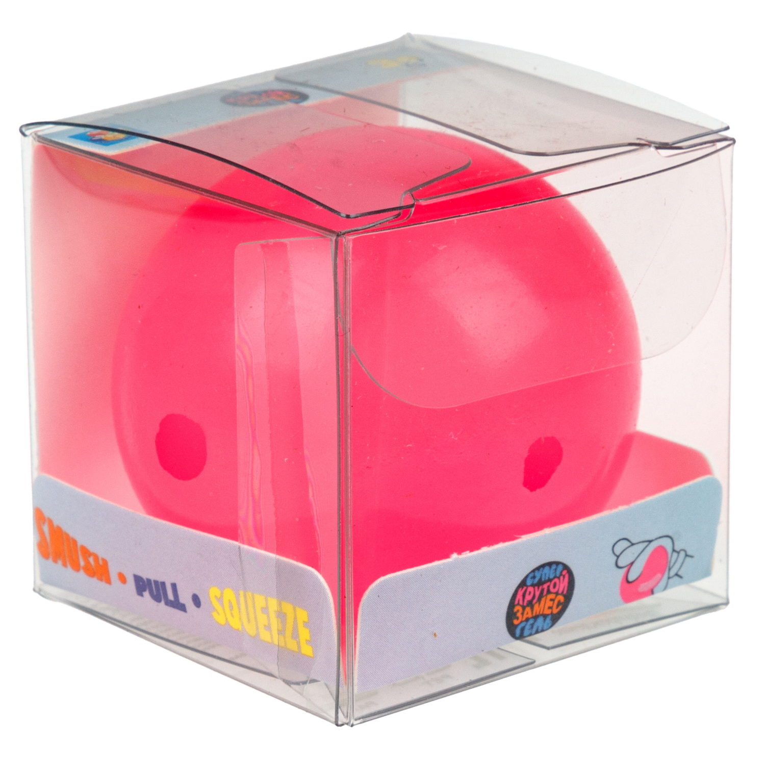 1toy Крутой замес Супергель шар матовый, 6 цветов в ассортименте, 4 см