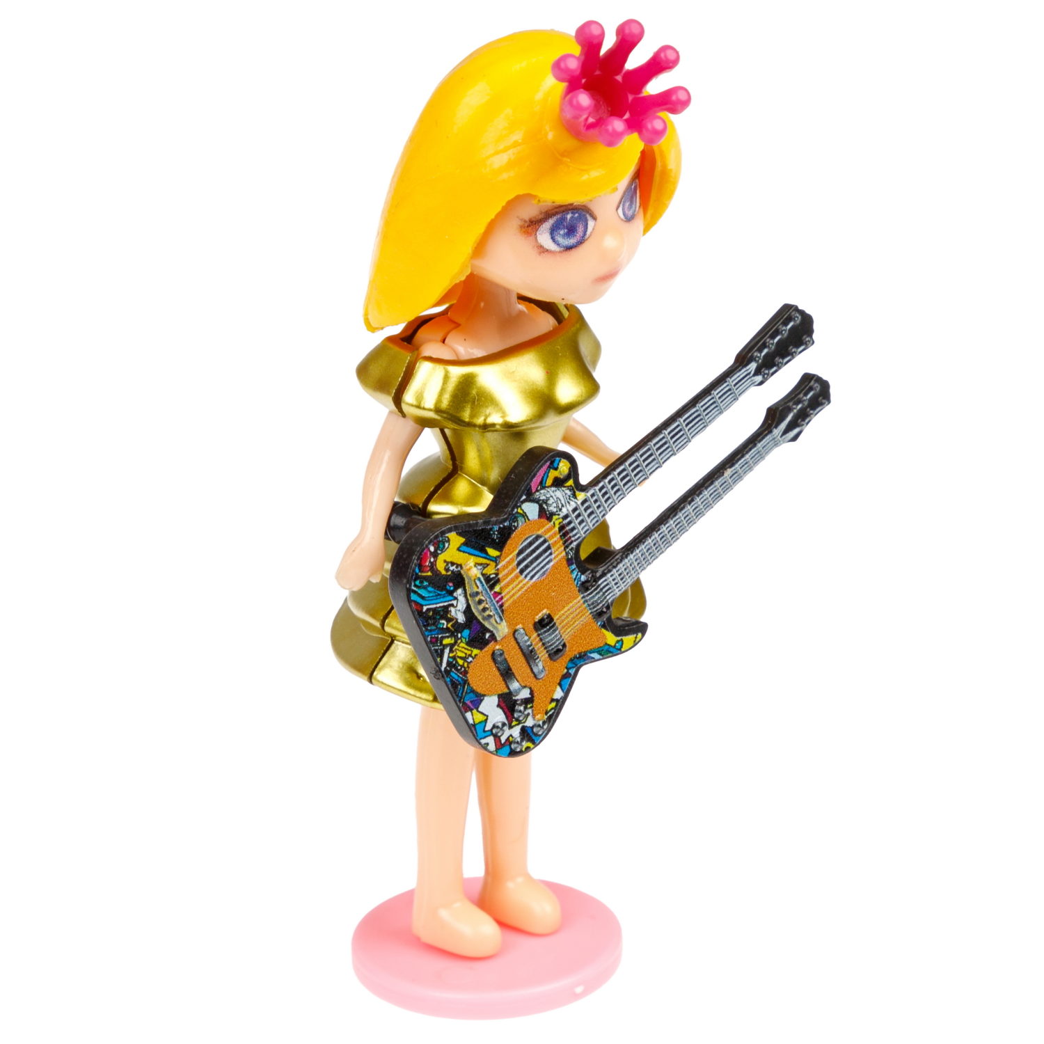 Кукла 1TOY K-POP Girls band с музыкальными инструментами, 30 видов в ассортименте