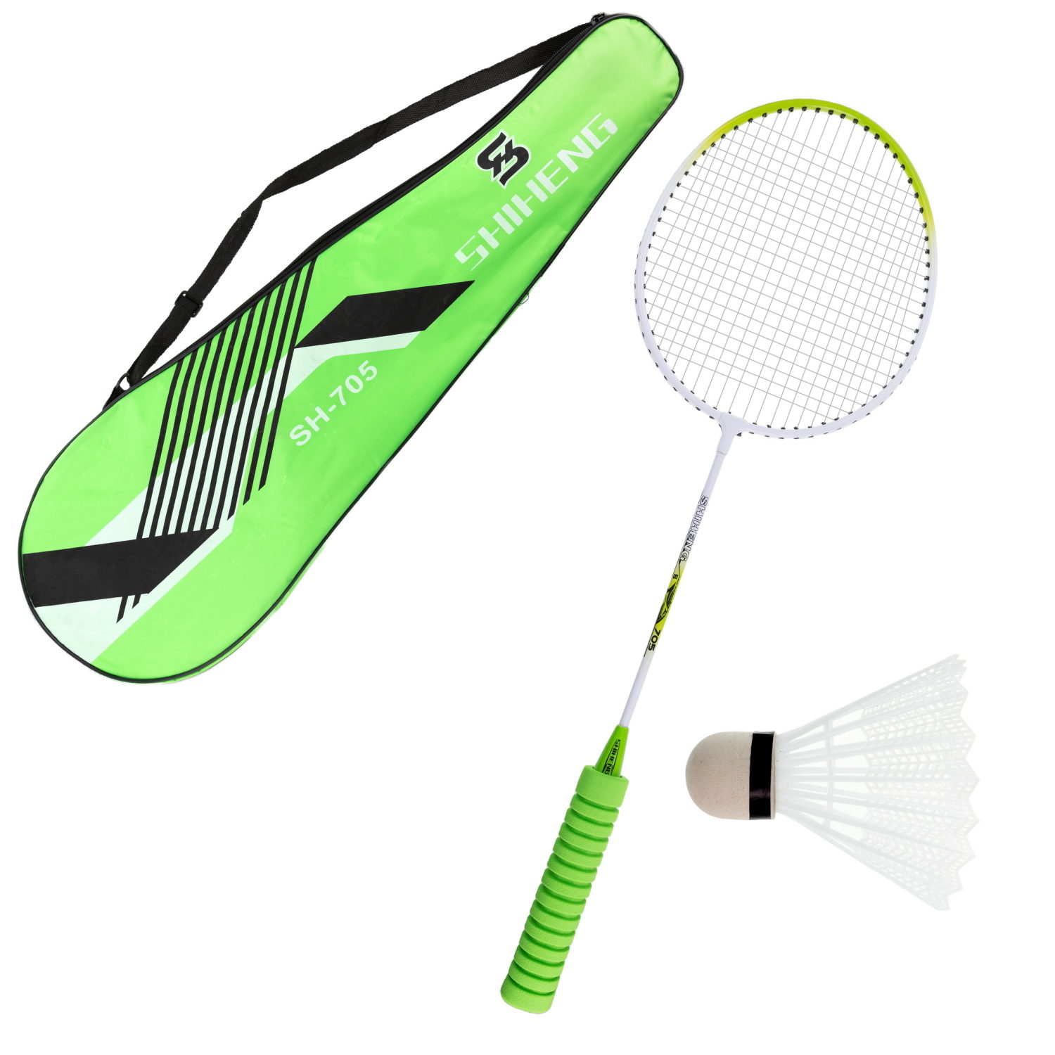 Бадминтон 1TOY 2 ракетки с мягкими ручками, 2 волана, в ассортименте