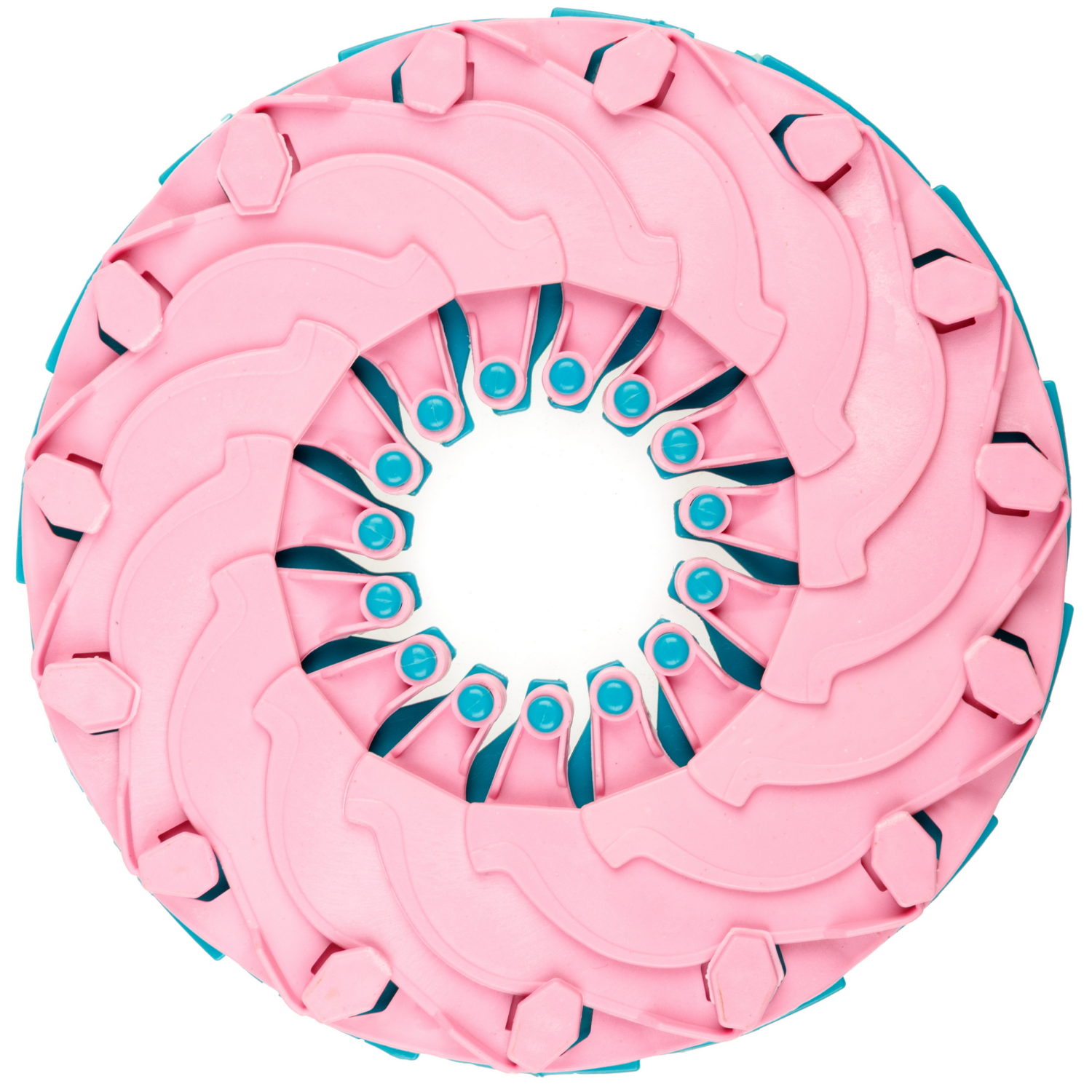 Фрисби складной 1TOY 12/25 см, с принтом, змея