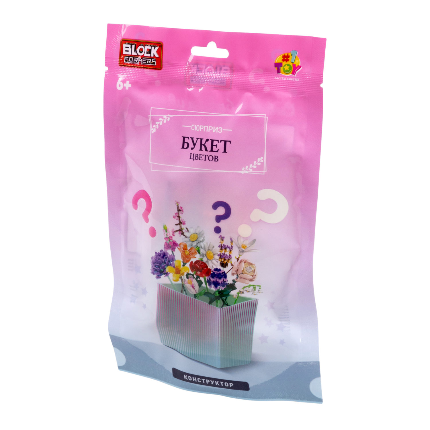 1TOY Blockformers "Букет цветов", в ассортименте 14 видов