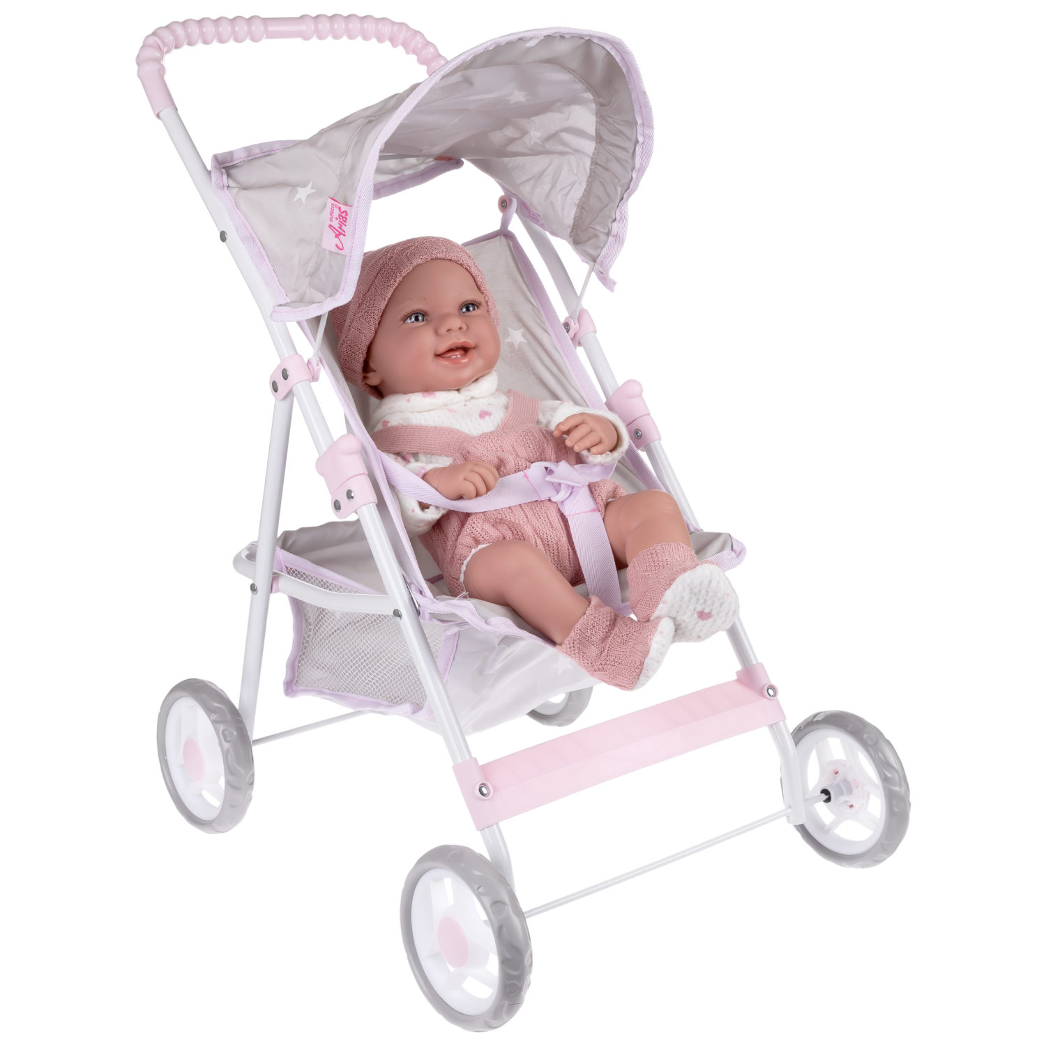 Коляска для кукол Arias детская, прогулочная, сидячая