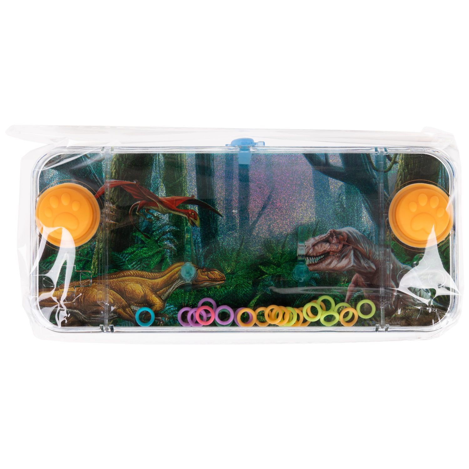 1TOY Игра с водой насади колечки динозавры, 3 вида в ассортименте, 15,5*7*2см