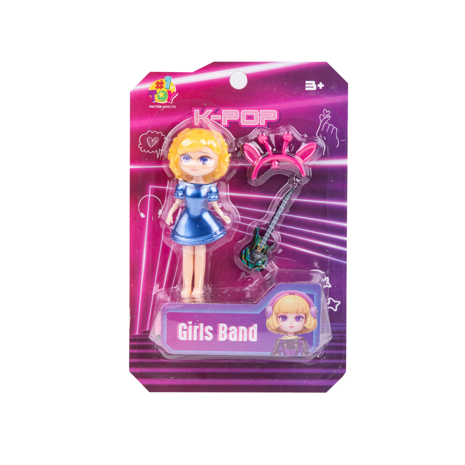 1TOY K-POP Girls band Кукла с муз.инструментом и аксессуарами, в асс.12 видов
