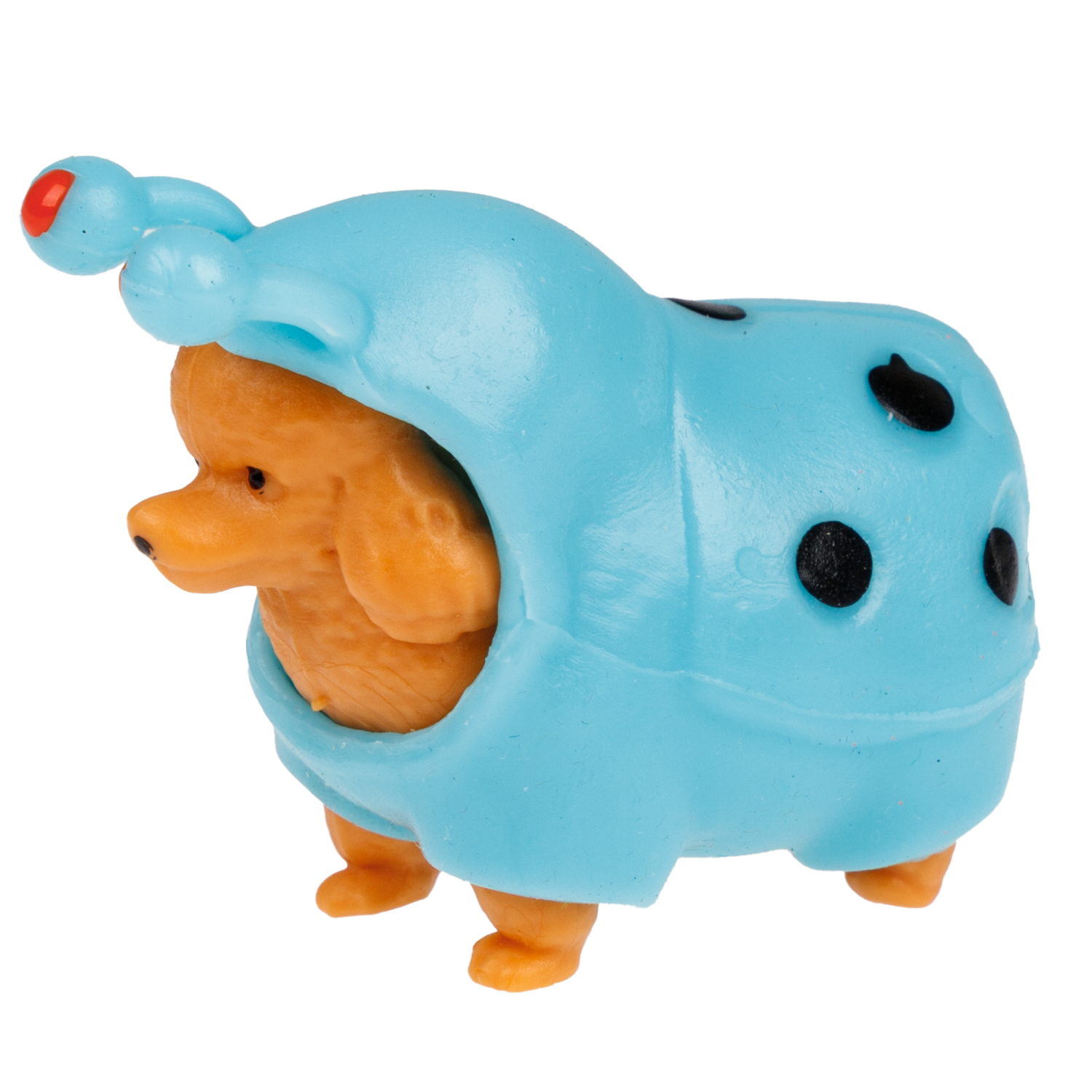 1toy "Прокачка для собачки", тянущиеся собачки в костюмчиках, мини 3,5*3,5*4 см д/б 24 шт