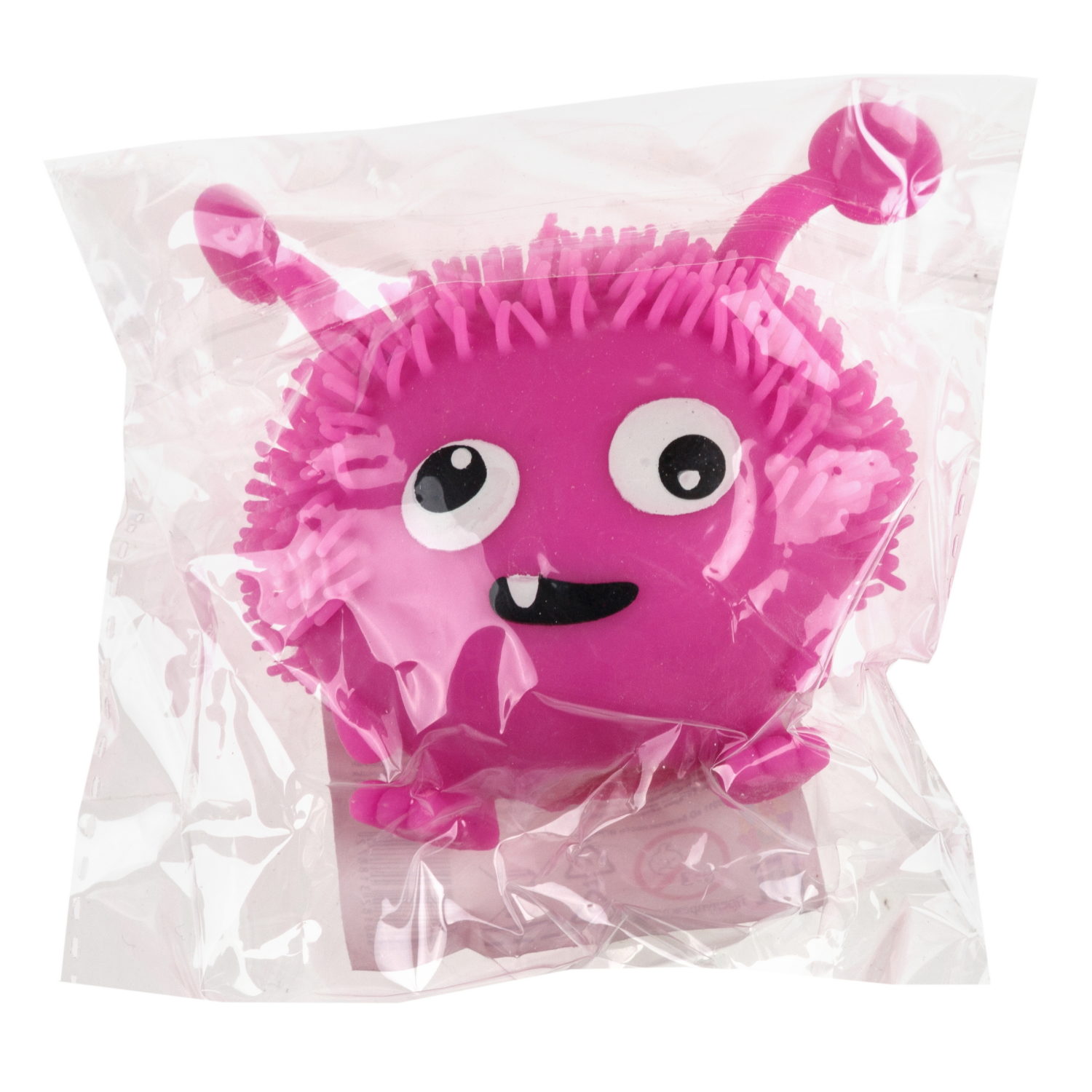 Игрушка-антистресс для рук 1toy Йо-Ёжики, "Монстр" 6 см, со светом, 4 вида в ассортименте