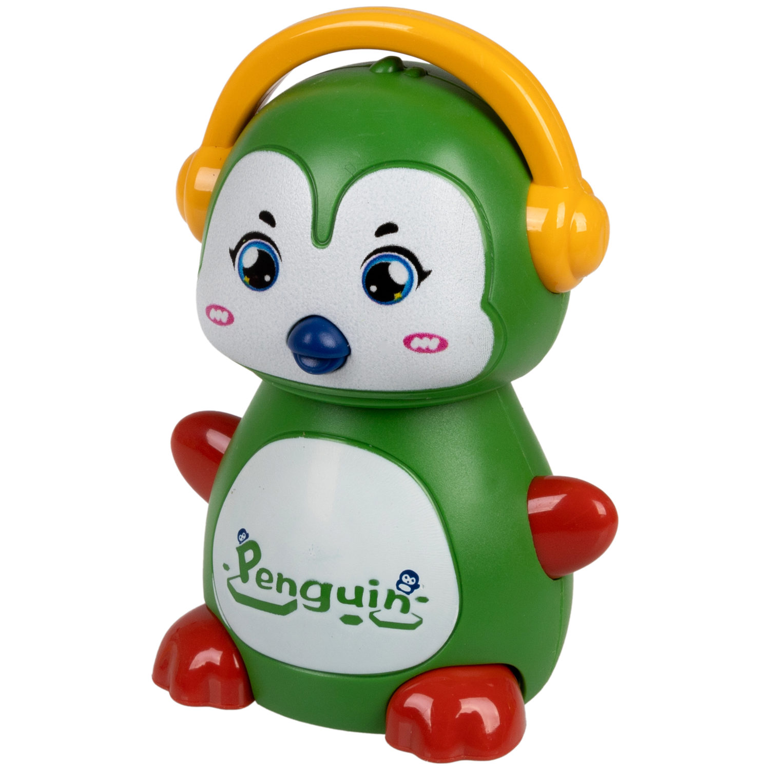 Игрушка детская 1TOY Покатушки Весёлый Пингвин, инерционная, работает без батареек, 4 цвета в ассортименте