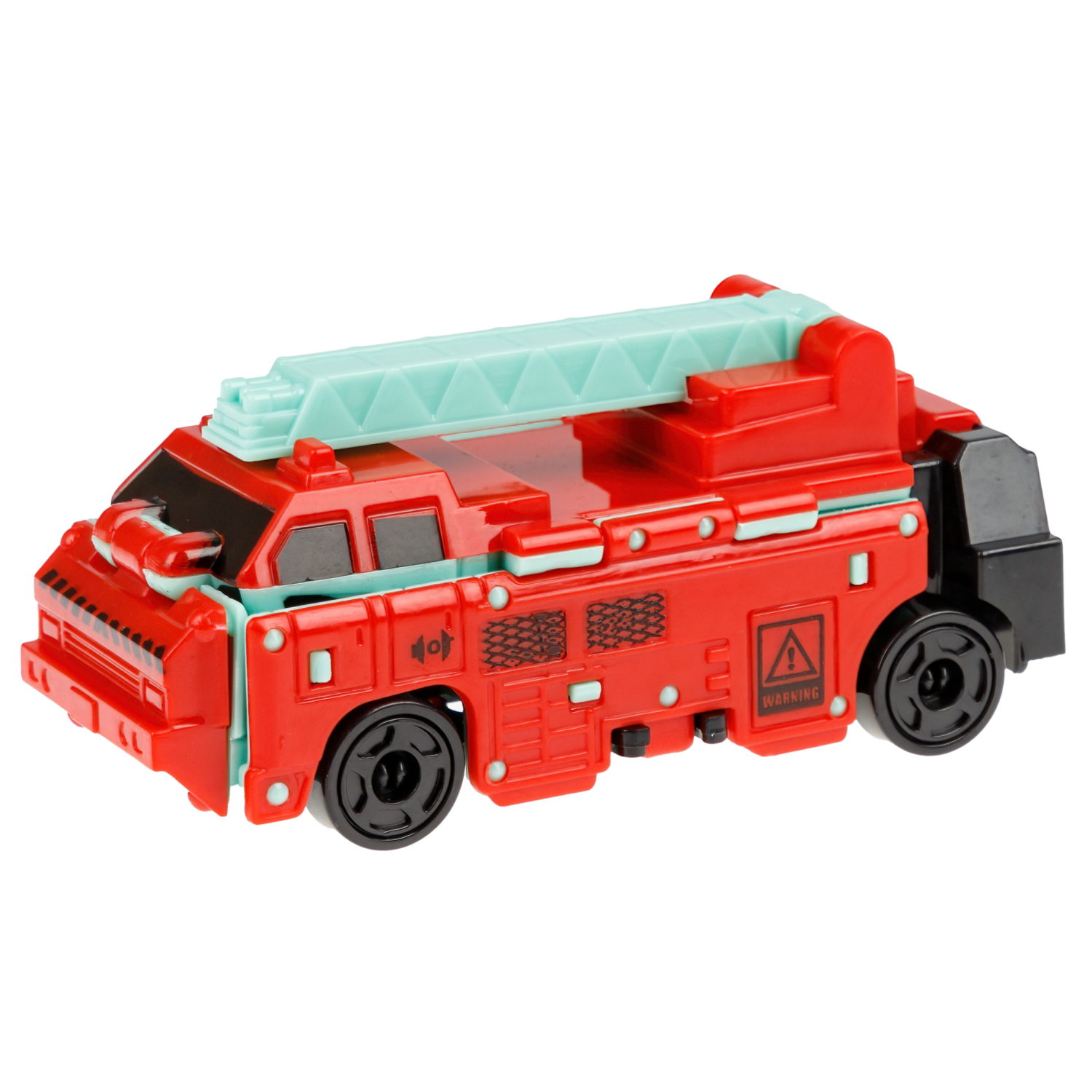 Машинка 2в1 1TOY Transcar Double: Автофургон - Автокран, 8 см