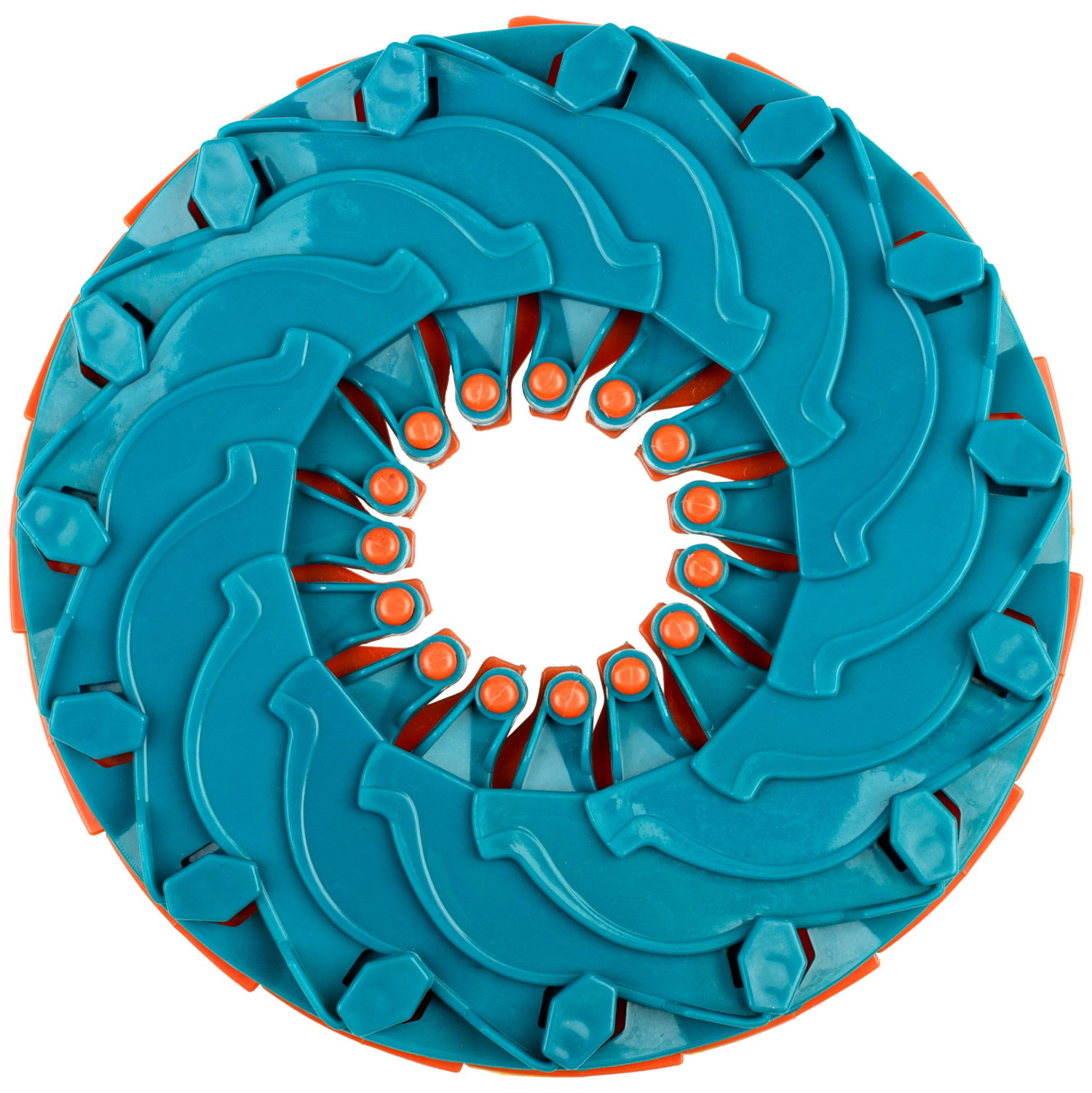 Фрисби складной 1TOY 12/25 см, с принтом, питбуль