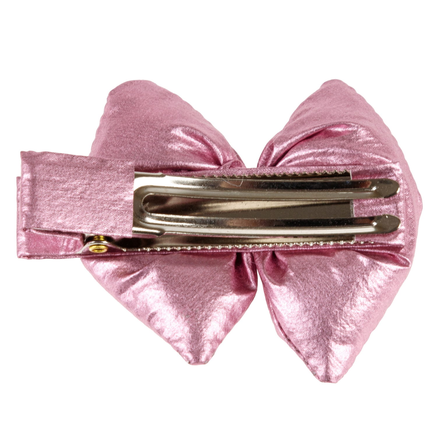 Lukky Fashion набор из 3 аксес.д.волос Бантики "Металлизированная кожа":2 резинки,1 заколка-зажим,5 цв.микс