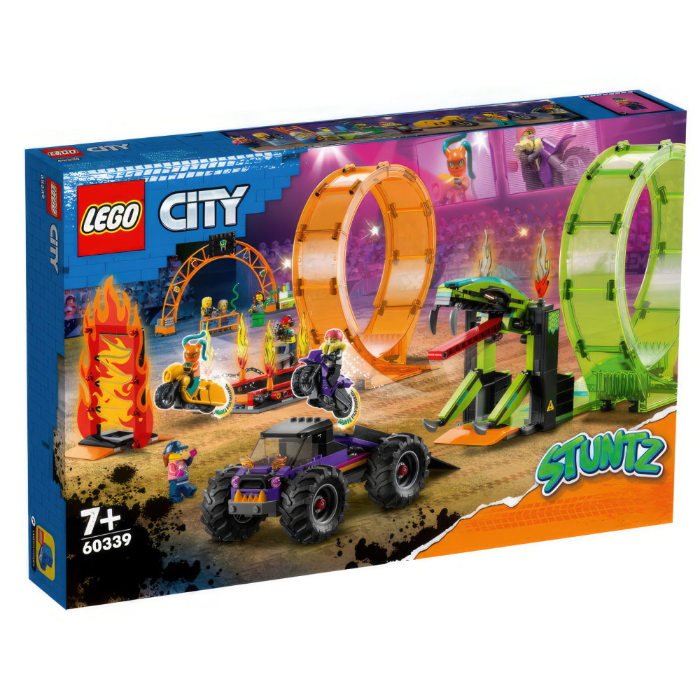 Конструктор LEGO City Трюковая арена «Двойная петля»