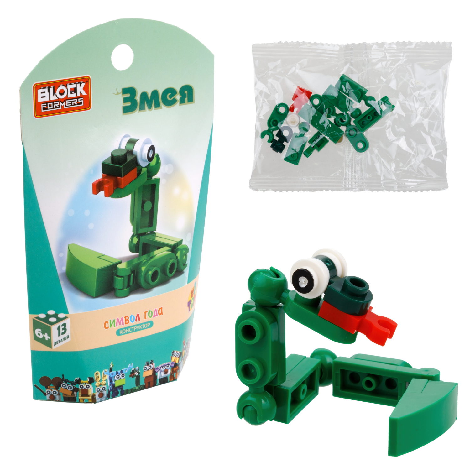 1TOY конструктор Blockformers "Символ года", 12 видов в ассортименте