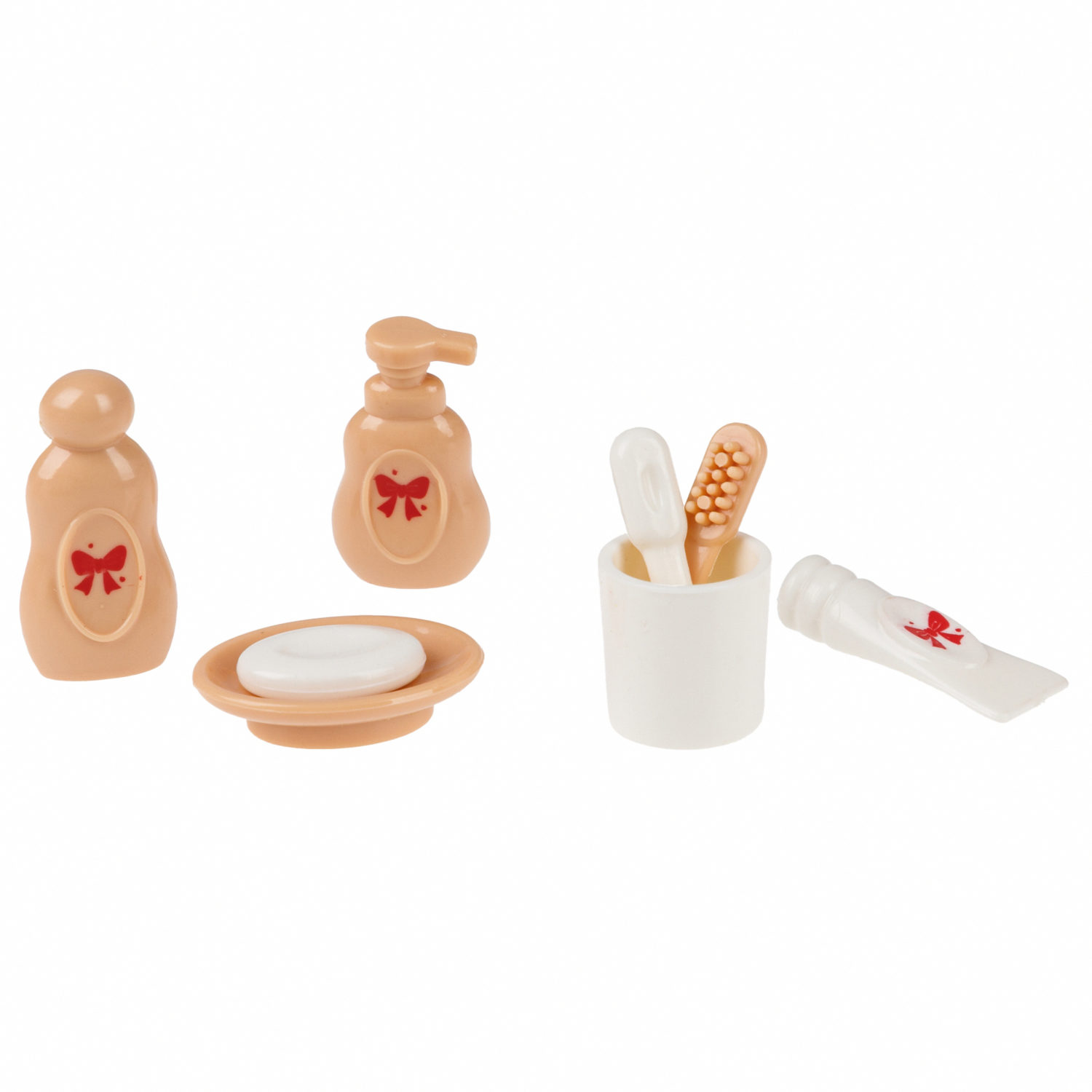 Игровой набор 1TOY Мой маленький мир Столовая и ванная