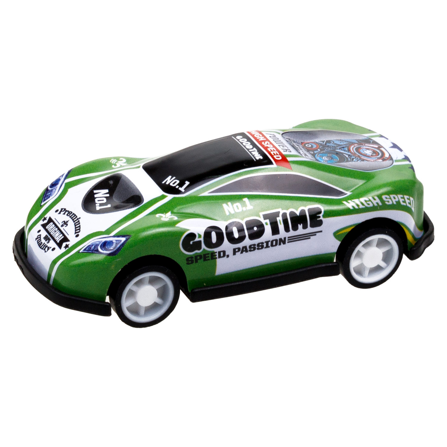 Набор металлических машинок с картой 1TOY Драйв, инерционные, гоночные, маленькие, 6,8 см, 60 шт.