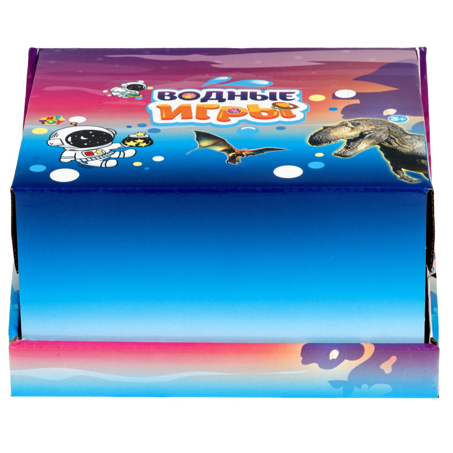 Водный тетрис 1TOY Игра с водой Насади колечки Тиранозавры,  6х11,5х2 см, 3 вида