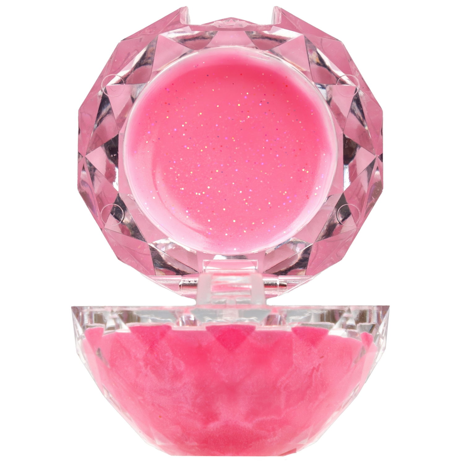 Блеск для губ с ароматом конфет Lukky Даймонд, 2 цвета: фуксия и розово-сиреневый, бальзам для губ увлажняющий, 10 г