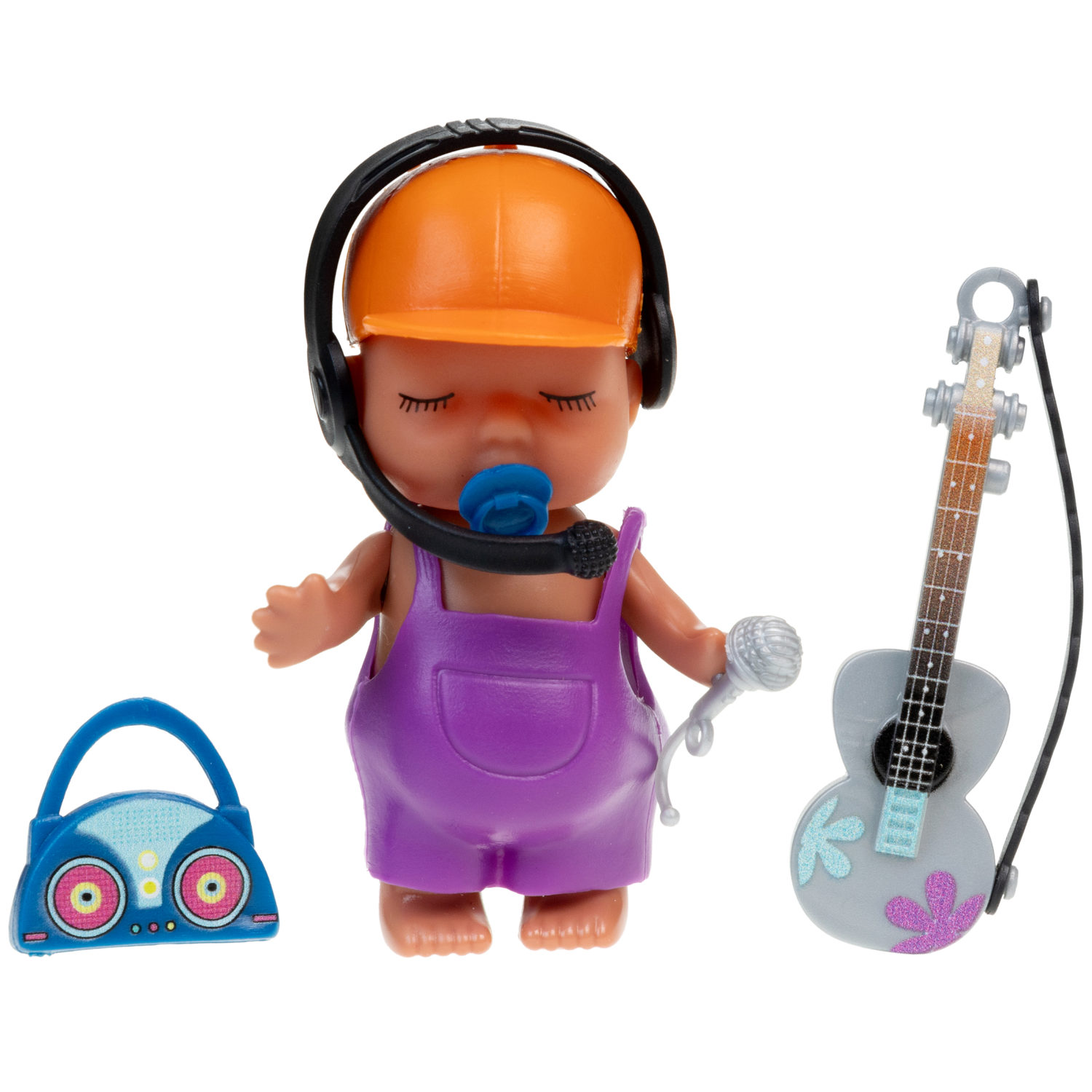 1TOY LUCKY BOX Baby rock пупс с аксессуарами, в асс. 6 видов, в кор., 12 шт в дб.