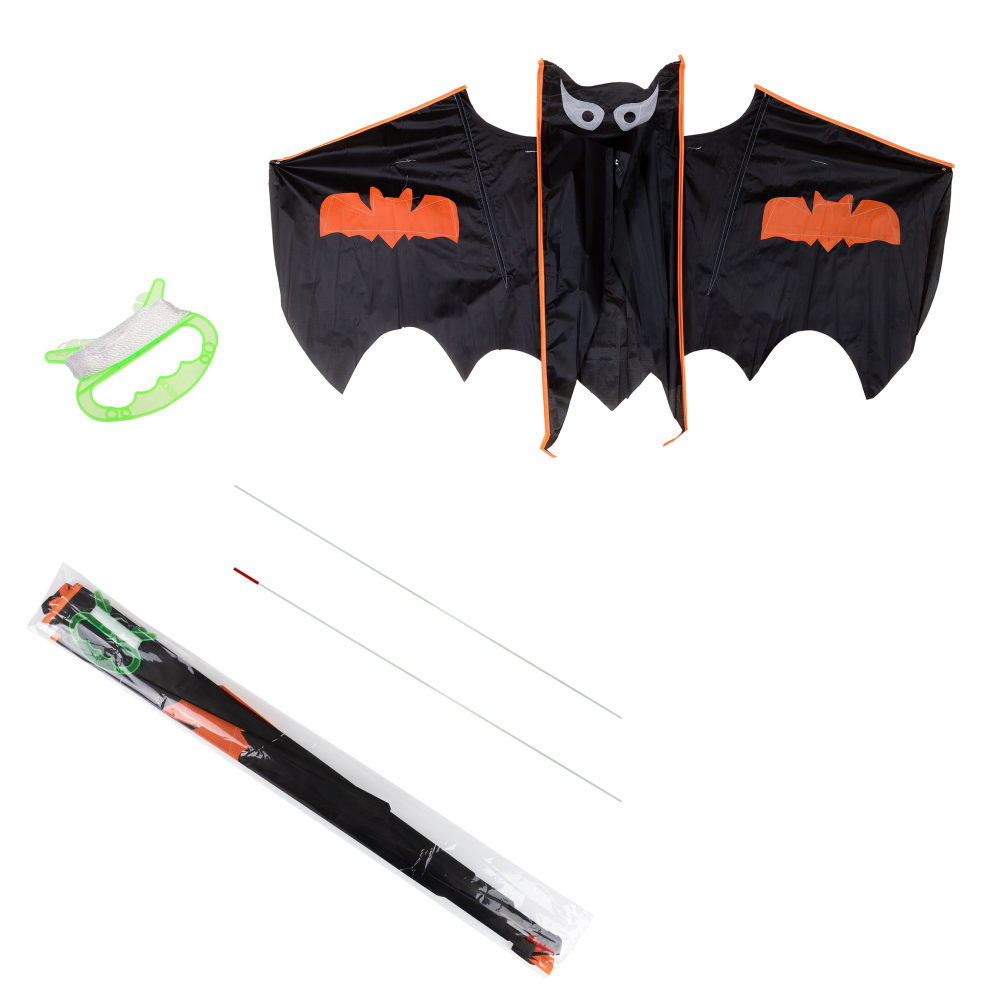 Воздушный змей 1TOY Летучая мышь, 133х65 см