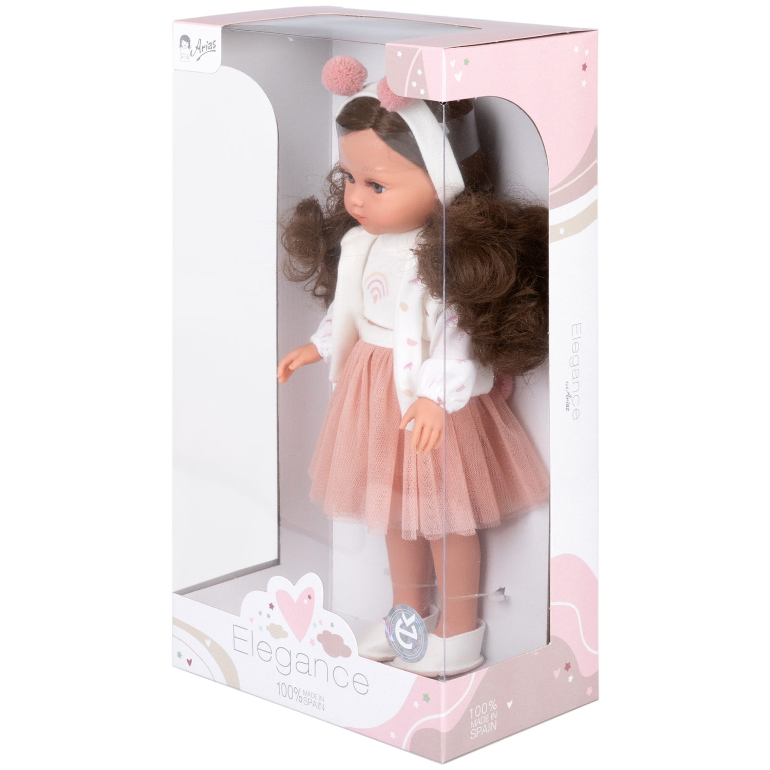 Кукла Arias ELEGANCE Carlota casual, виниловая, Испания, 36 см