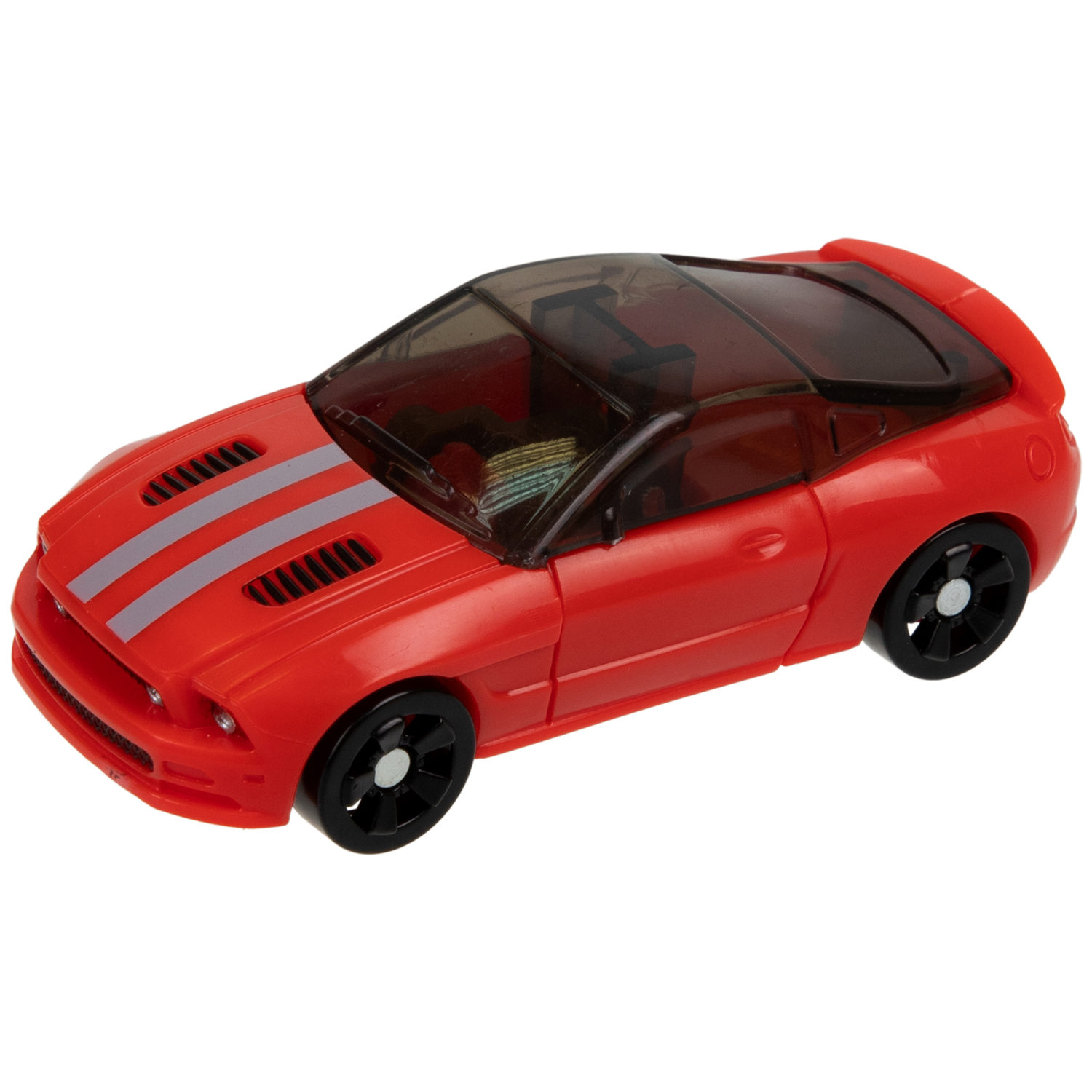 1toy Transcar mini робот-трансформер, 8 см, блистер (в асс. 2 вида, красный и синий)