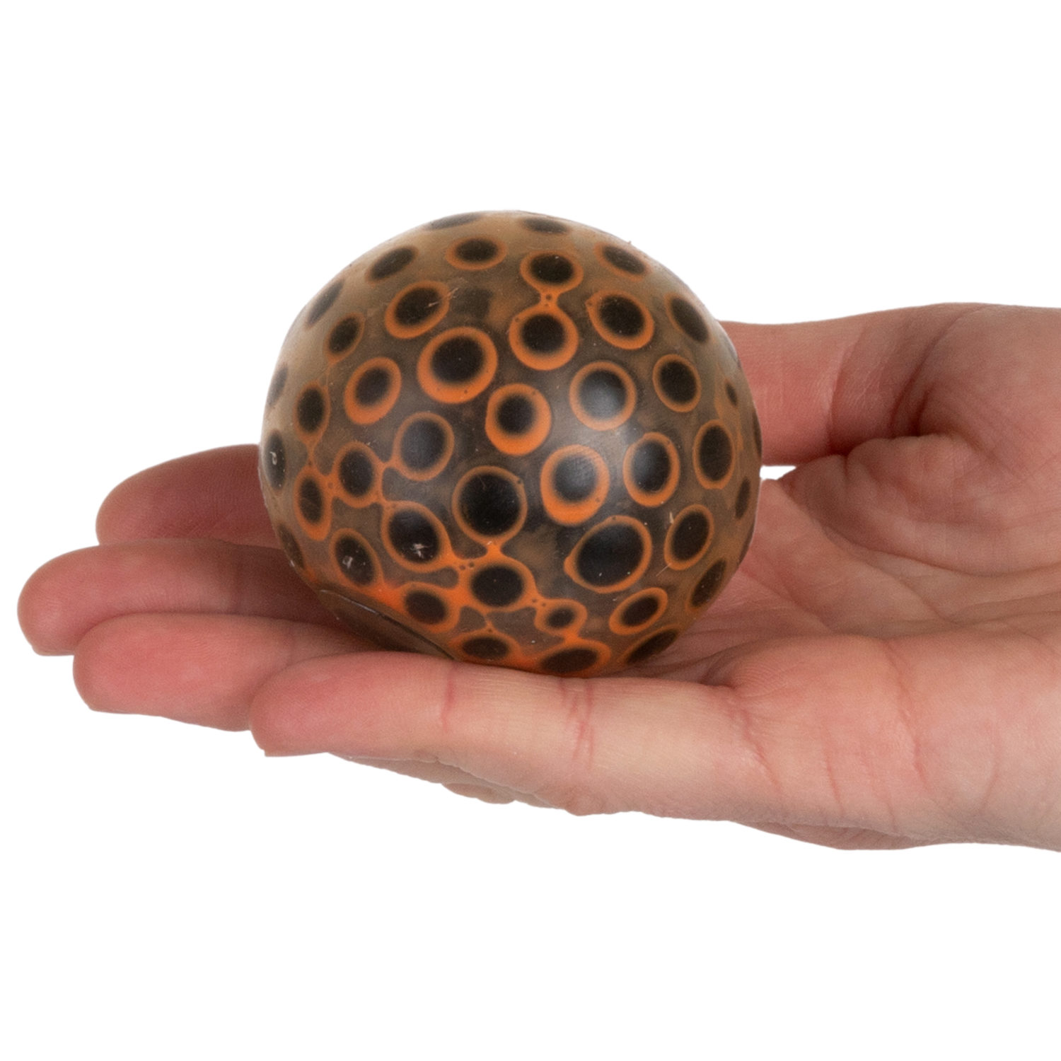 Антистресс с шариками внутри 1TOY Крутой замес Паучий глаз, 4 цвета в ассортименте, 6 см