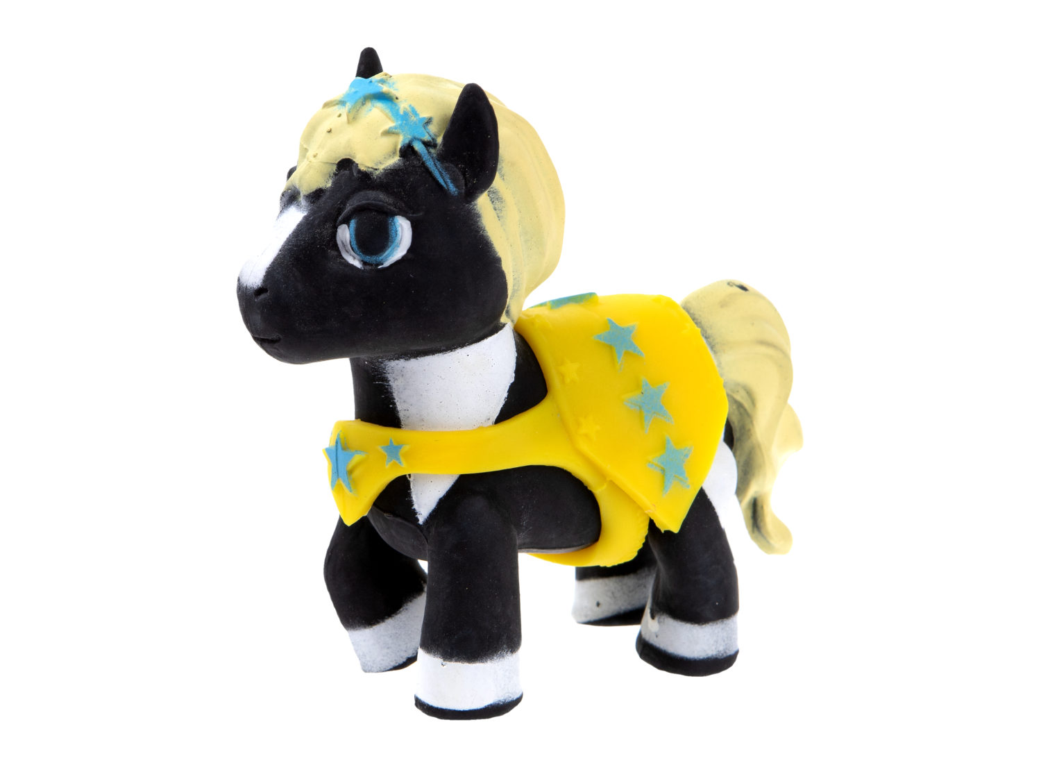 1TOY Пони на фасоне, пони тянущиеся в костюмчиках, 10см, 12 видов, пакет с окном, 12 шт в д/б