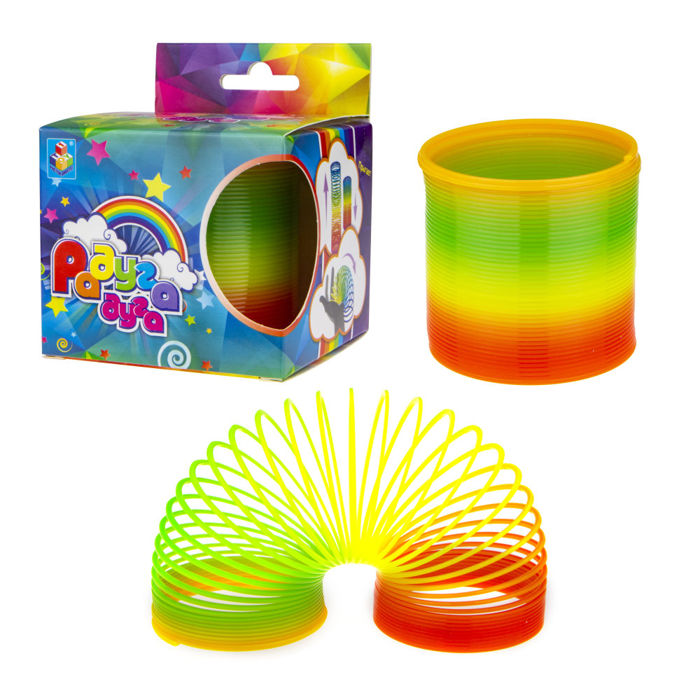 Пружинка радуга 1TOY «Радуга-дуга», 6,5*6,5 см