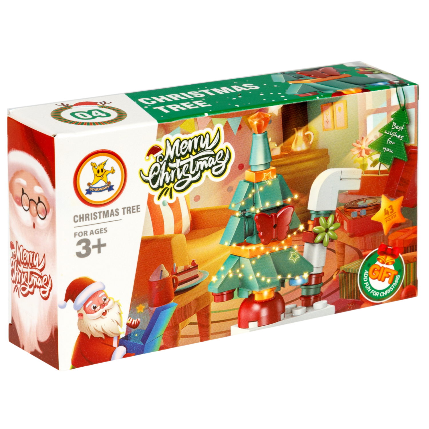 Конструктор 1TOY Blockformers "Рождество" 12 видов,  от 22 до 46 деталей