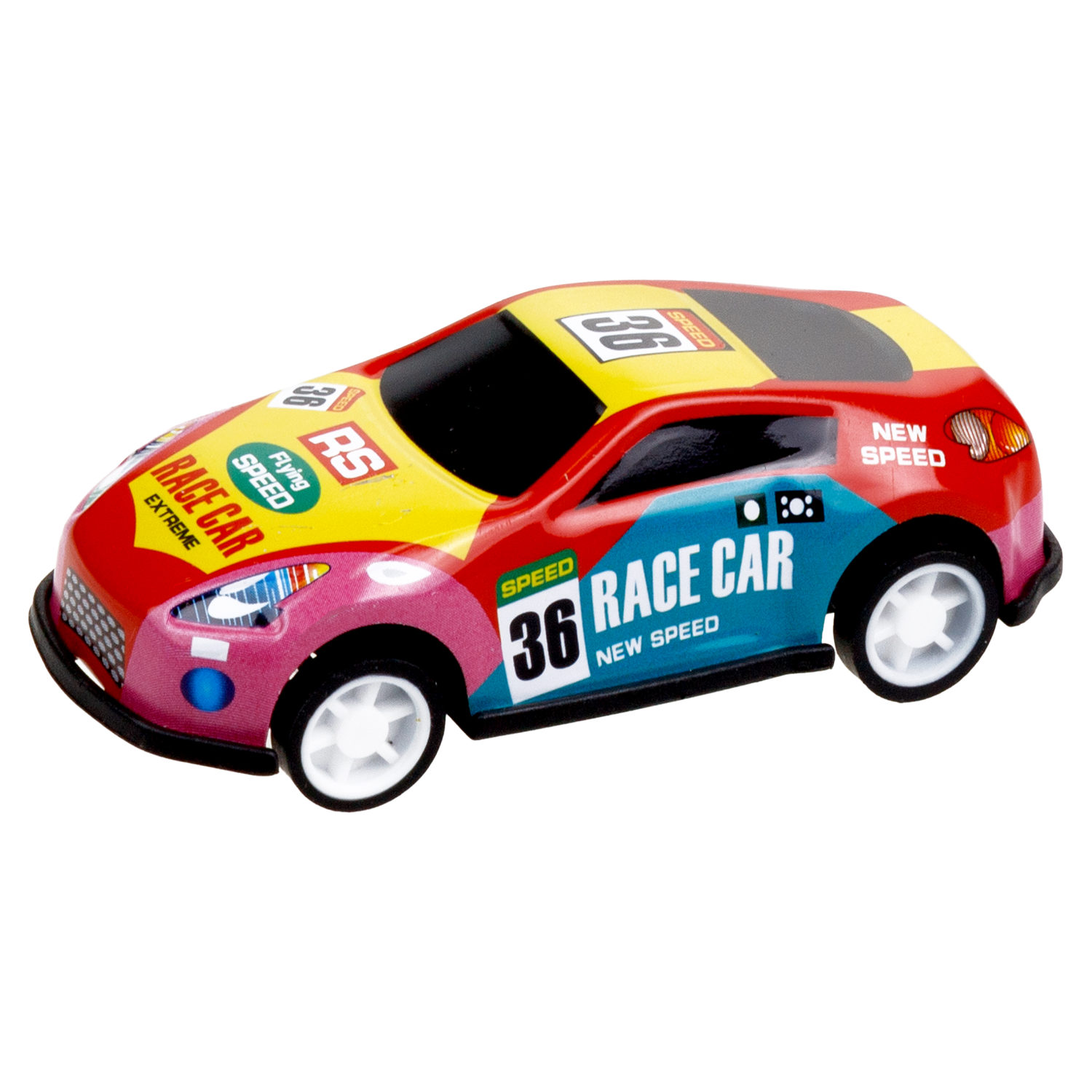 Набор металлических машинок с картой 1TOY Драйв, инерционные, гоночные, маленькие, 6,8 см, 60 шт.