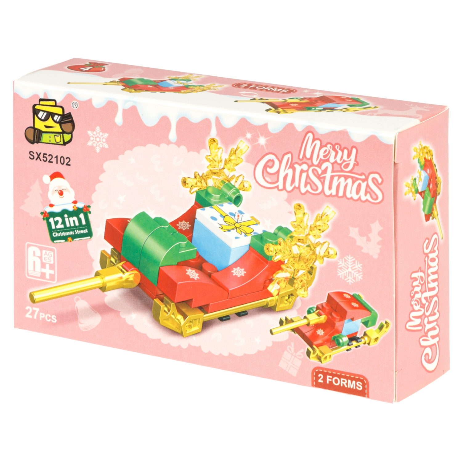 Конструктор 1TOY Blockformers С Новым годом! 12 видов, от 23 до 29 деталей