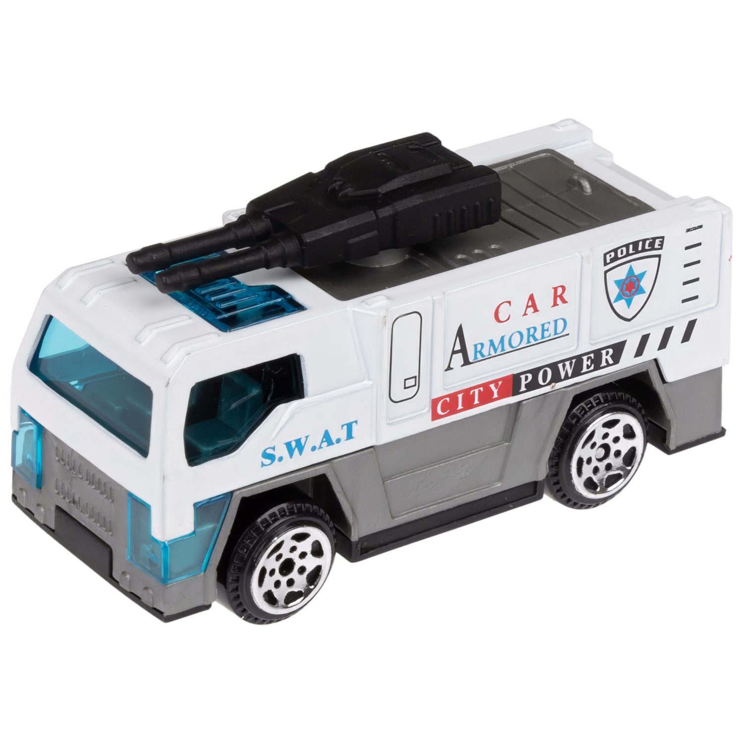 1toy Экстренные службы металлическая машинка 1:64 блистер, в асс. 12 шт.