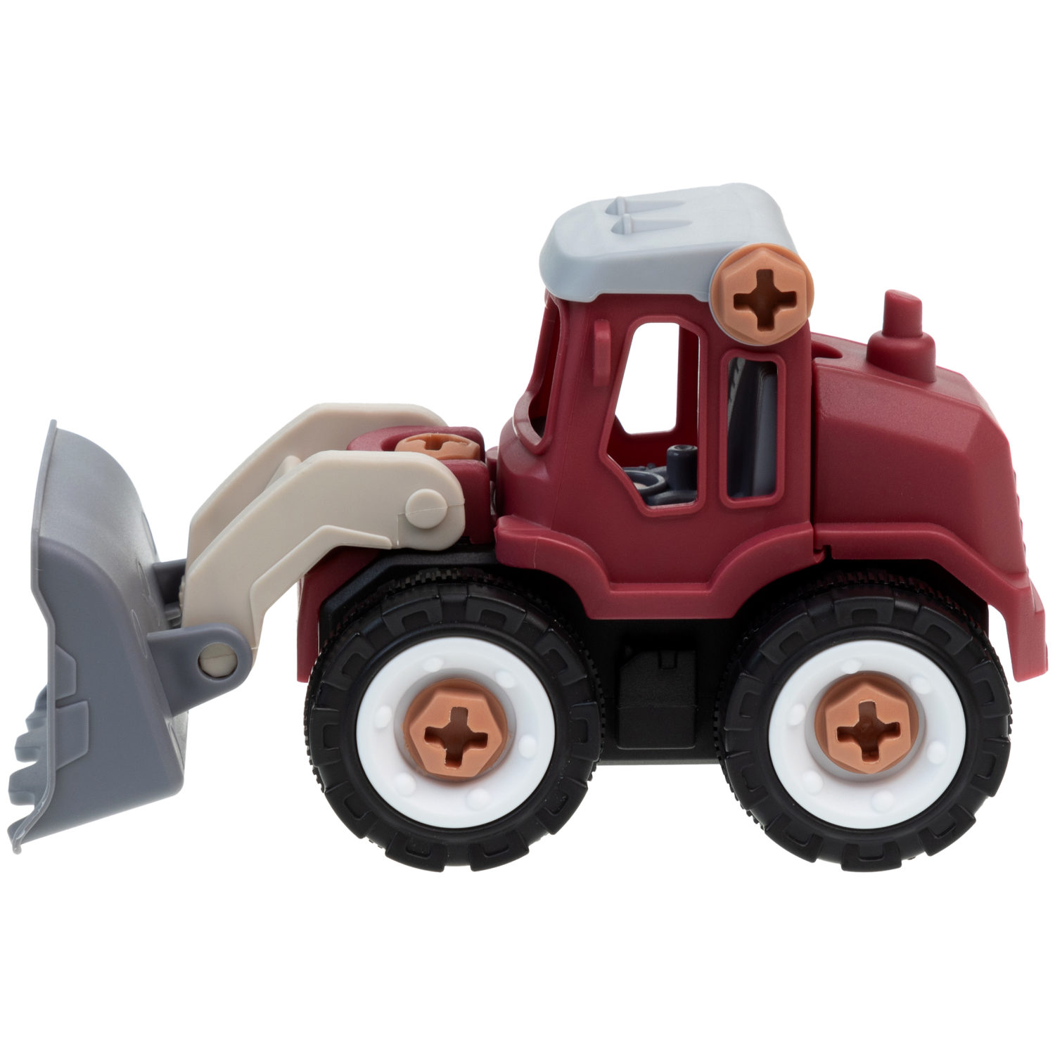 Трактор игрушка 1TOY Новостройка конструктор машинка, 32 деталей